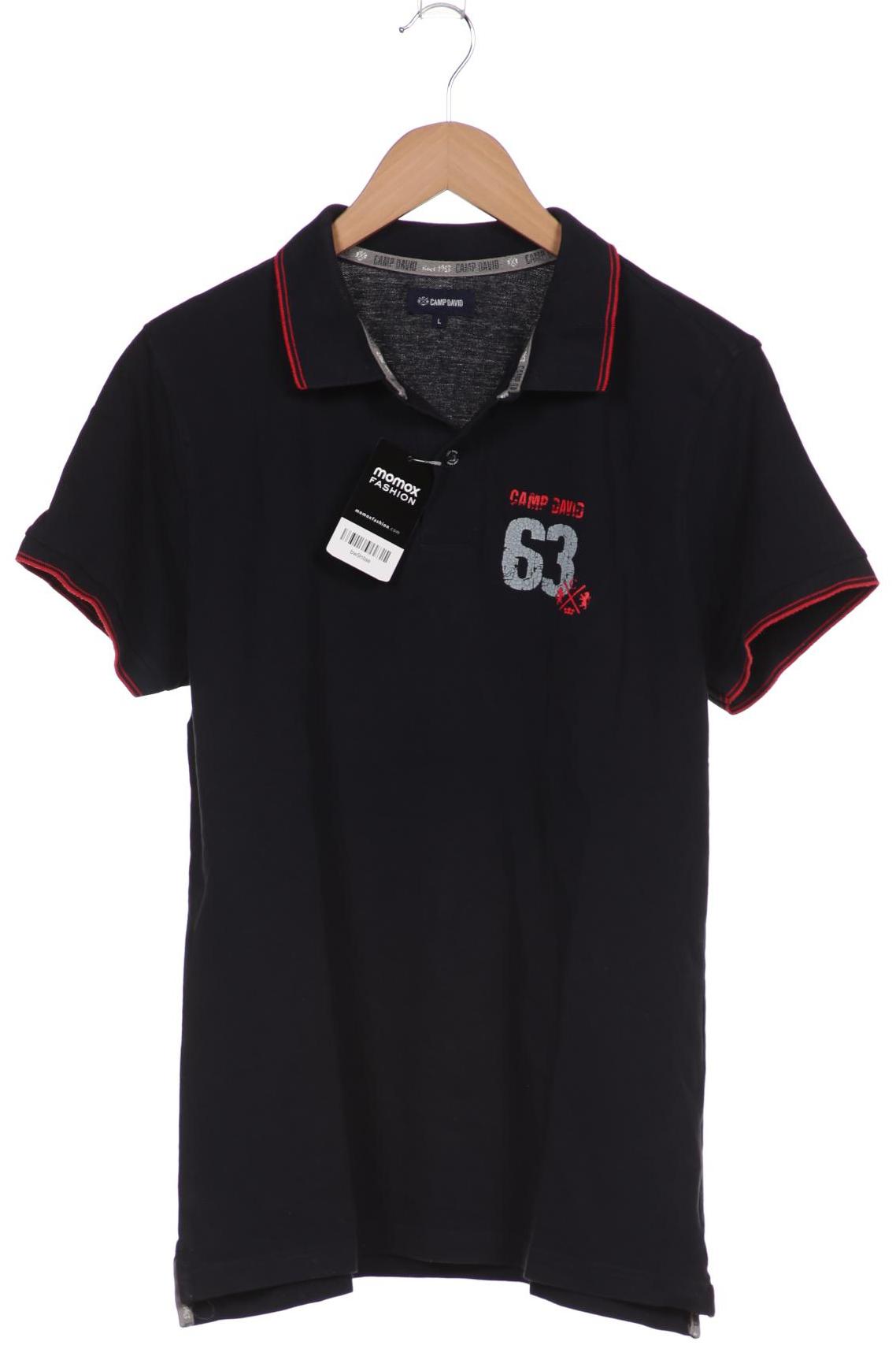 

Camp David Herren Poloshirt, marineblau
