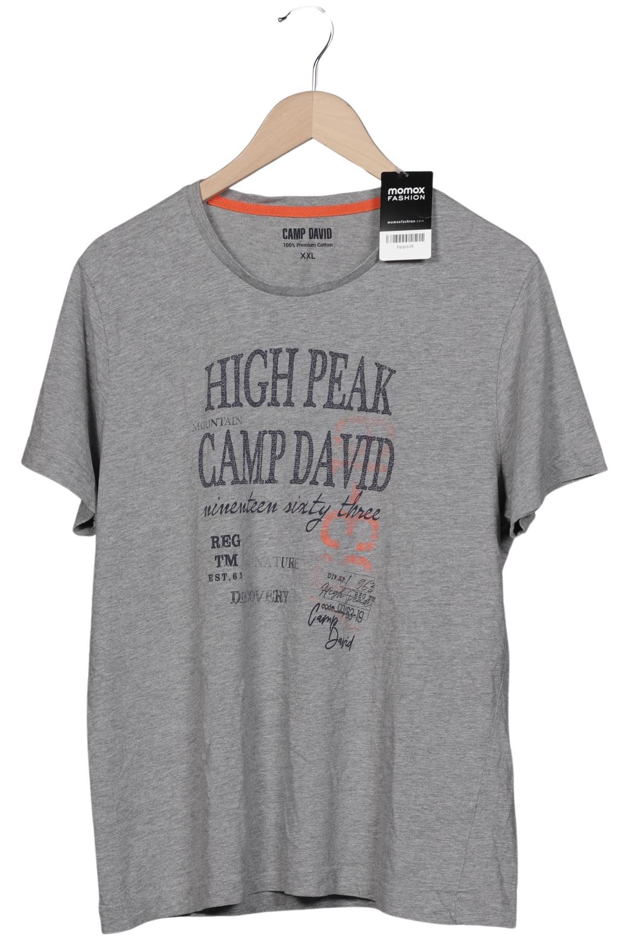 

Camp David Herren T-Shirt, grau, Gr. 56