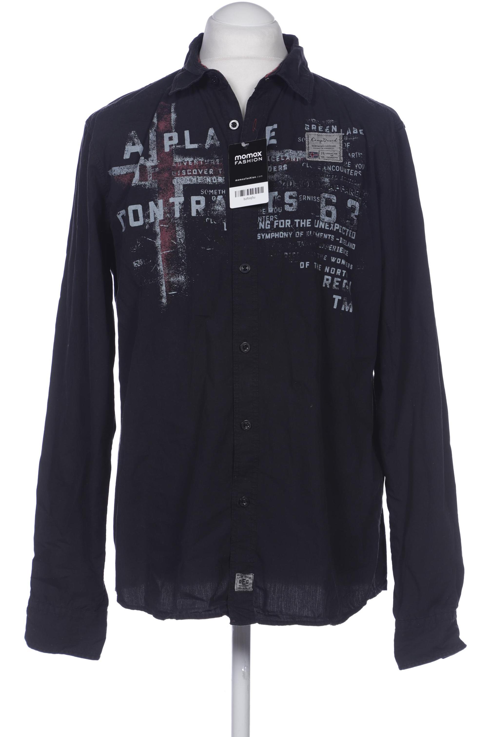 

Camp David Herren Hemd, schwarz, Gr. 48