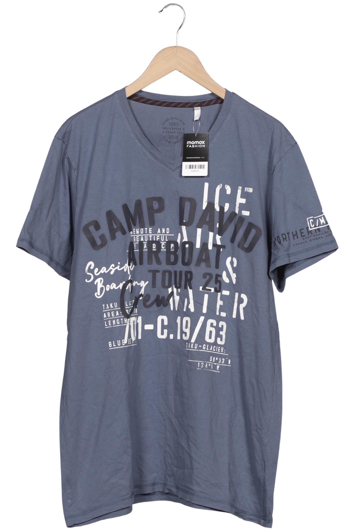 

Camp David Herren T-Shirt, blau, Gr. 56
