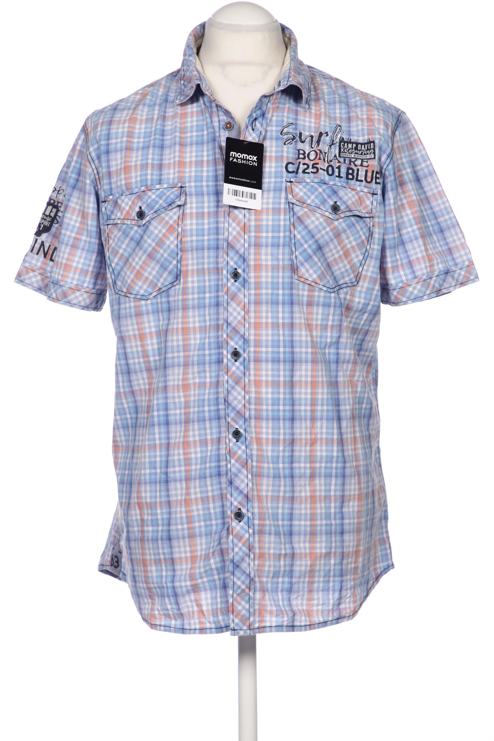 

Camp David Herren Hemd, blau