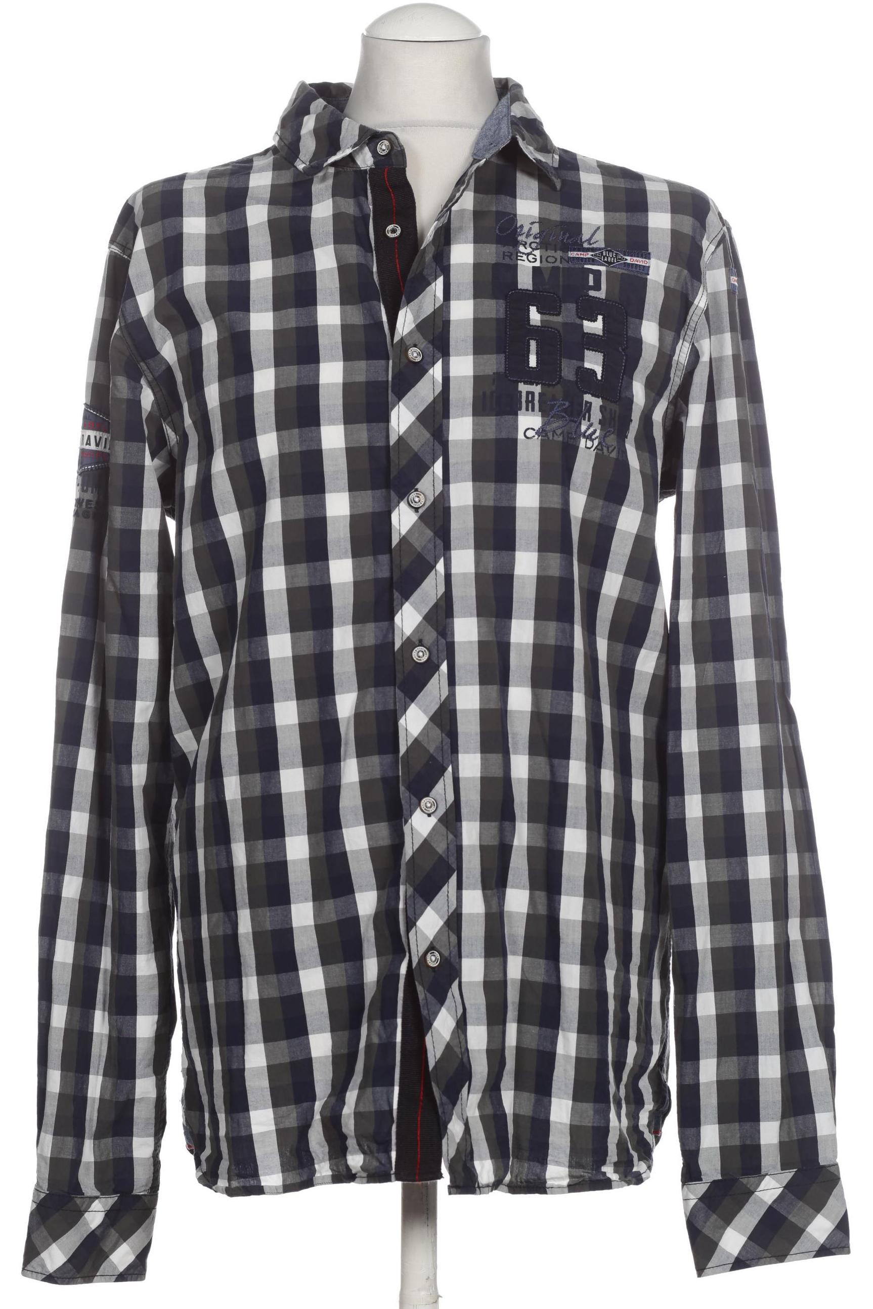 

Camp David Herren Hemd, blau, Gr.