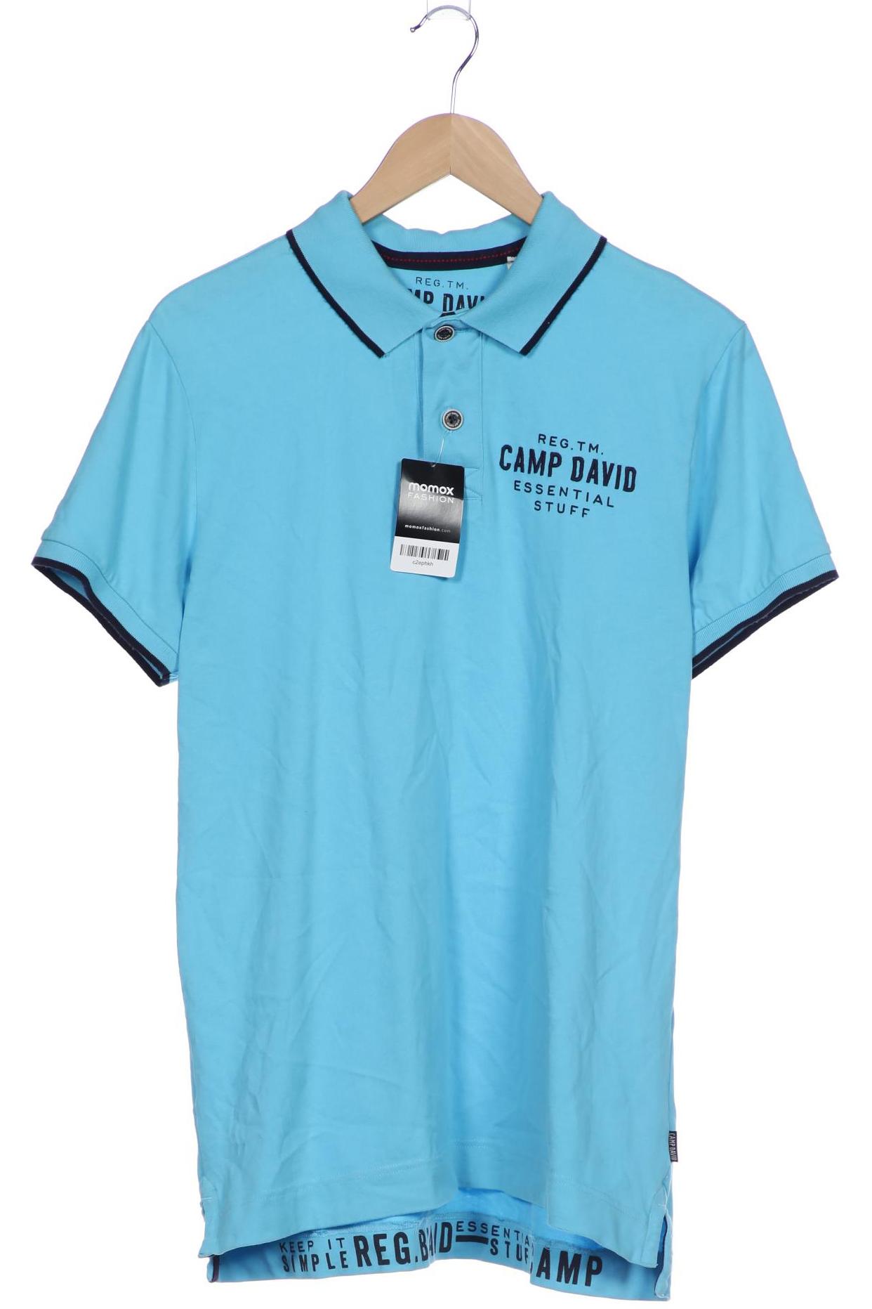 

Camp David Herren Poloshirt, hellblau, Gr. 48