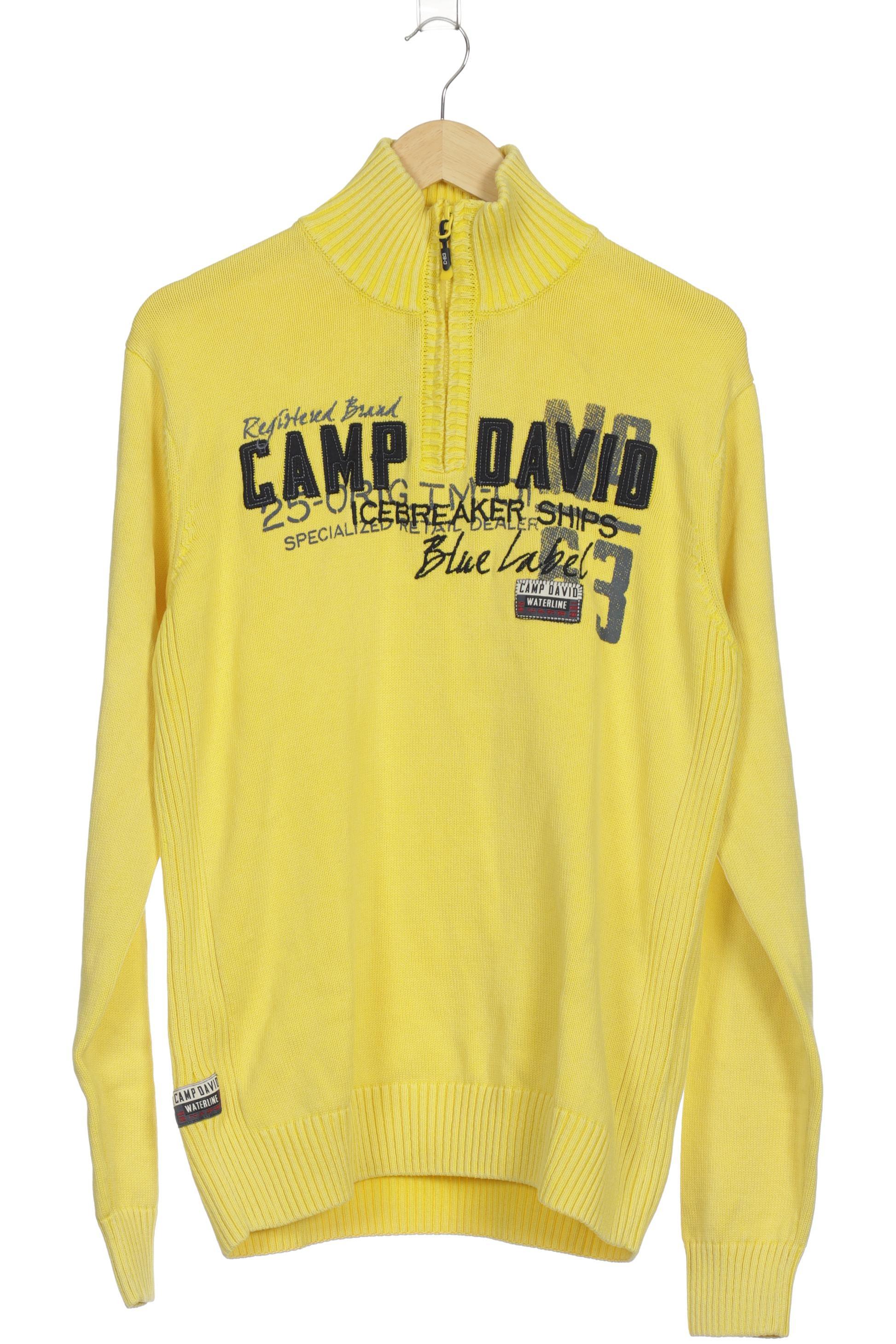 

Camp David Herren Pullover, gelb, Gr.