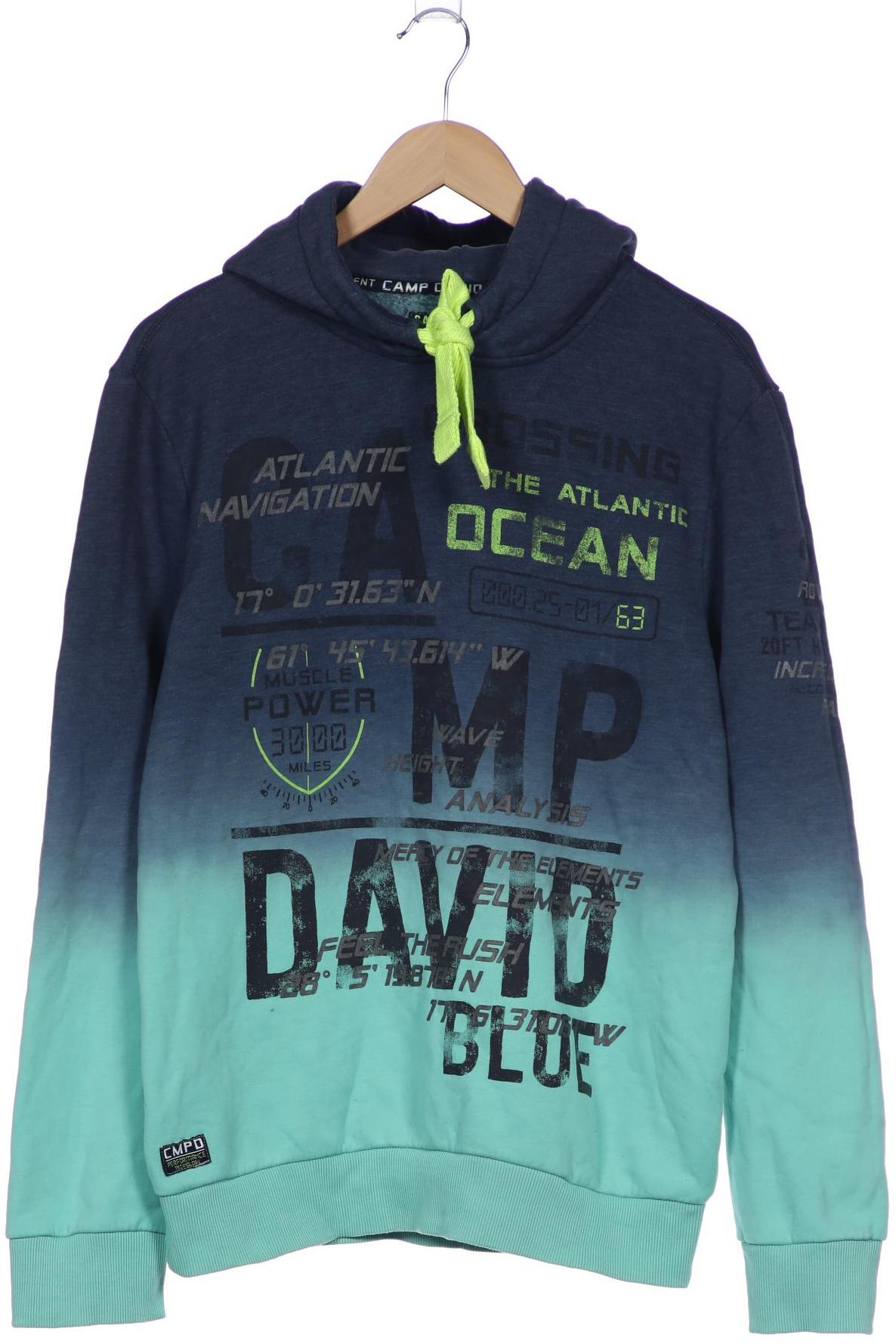 

Camp David Herren Kapuzenpullover, blau, Gr. 52