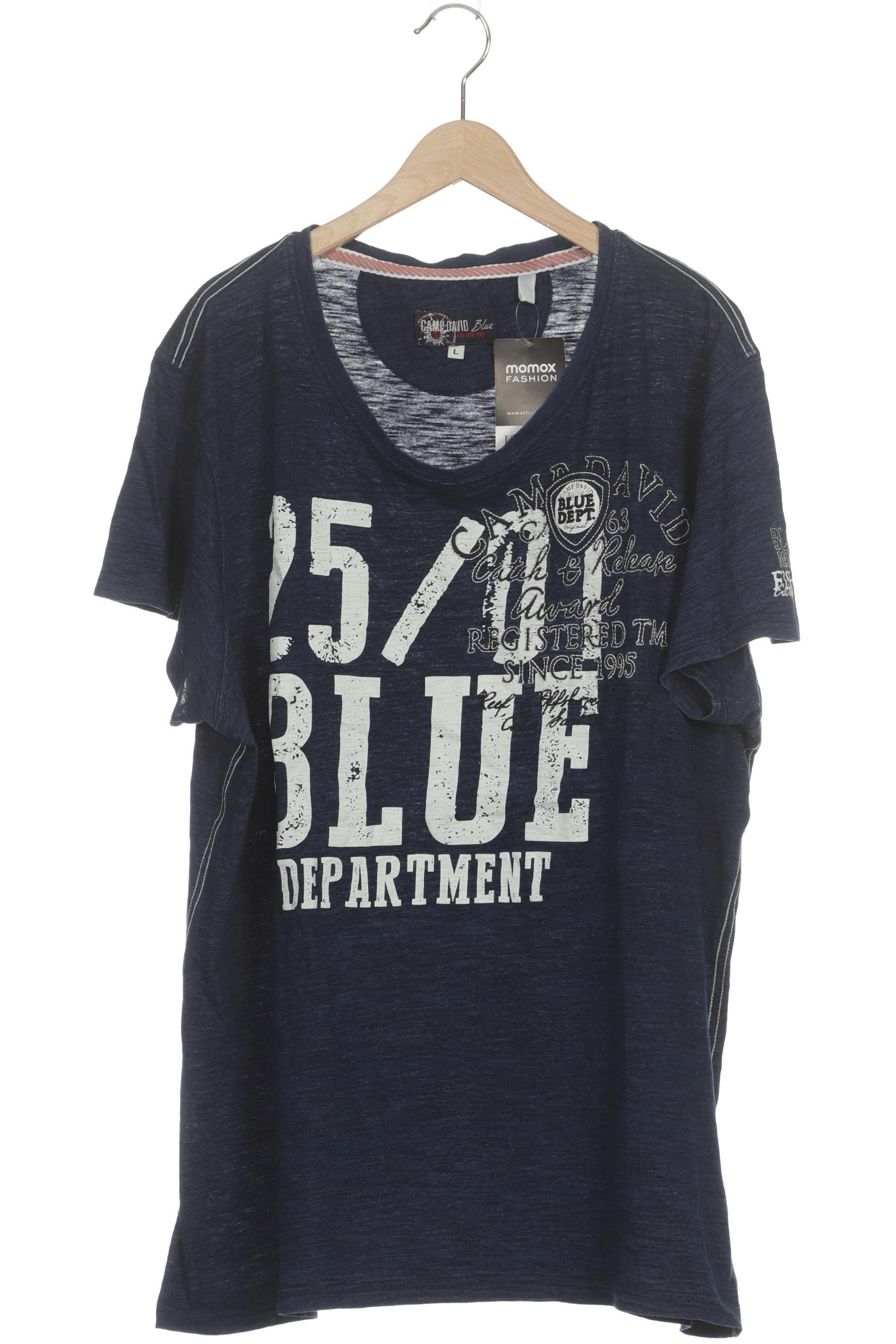 

Camp David Herren T-Shirt, blau, Gr.