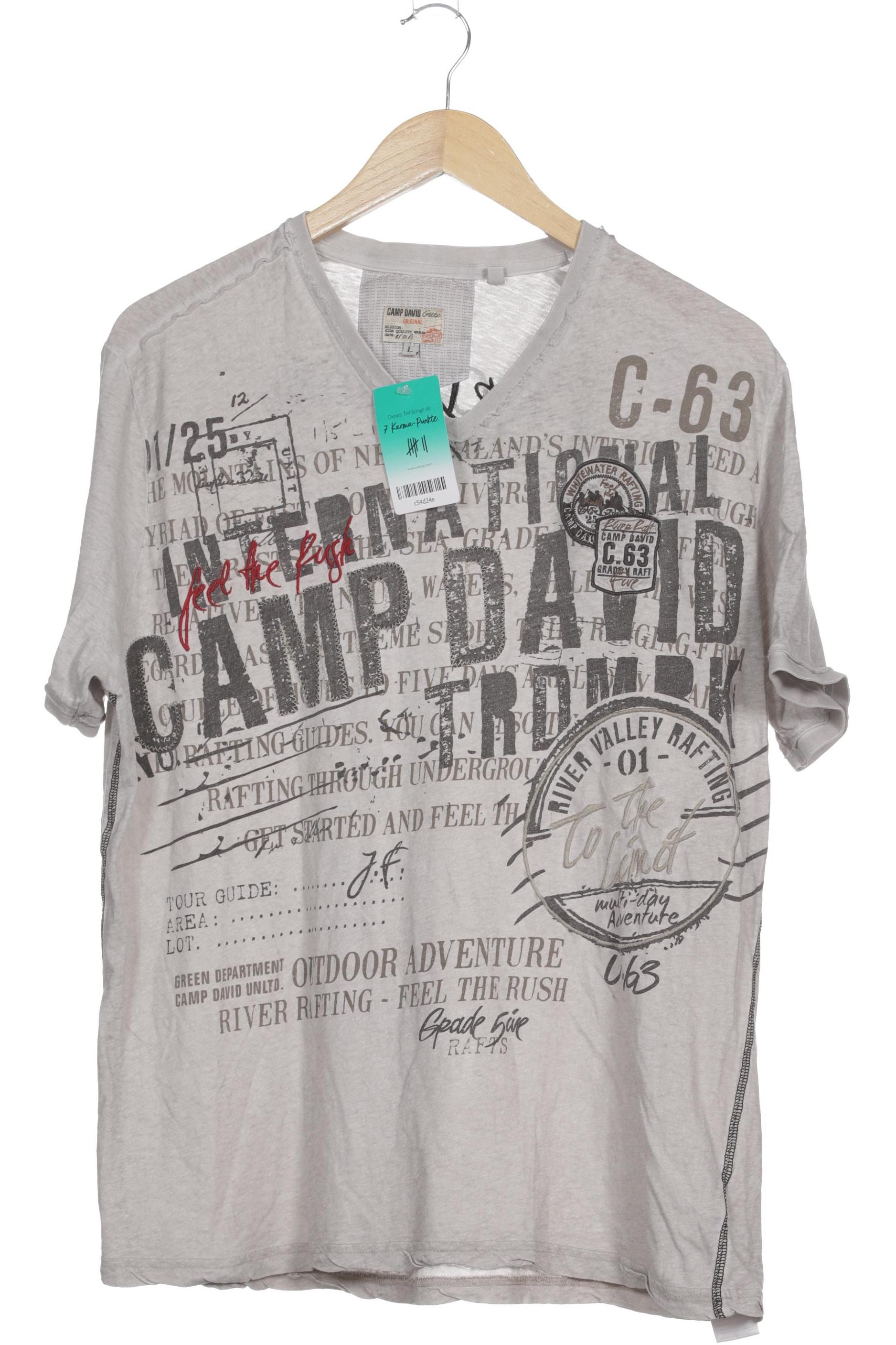 

Camp David Herren T-Shirt, grau, Gr.