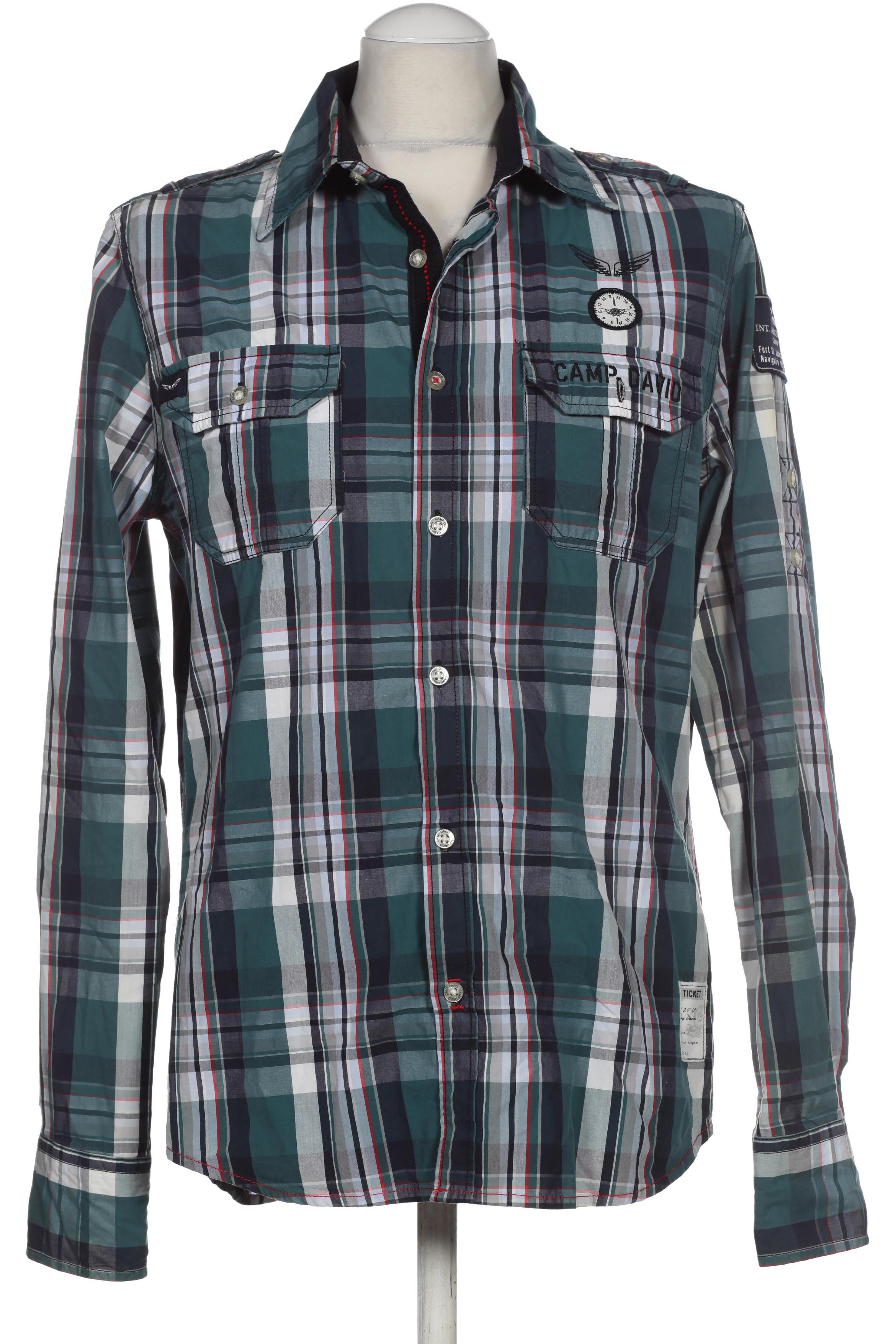 

Camp David Herren Hemd, grün, Gr.