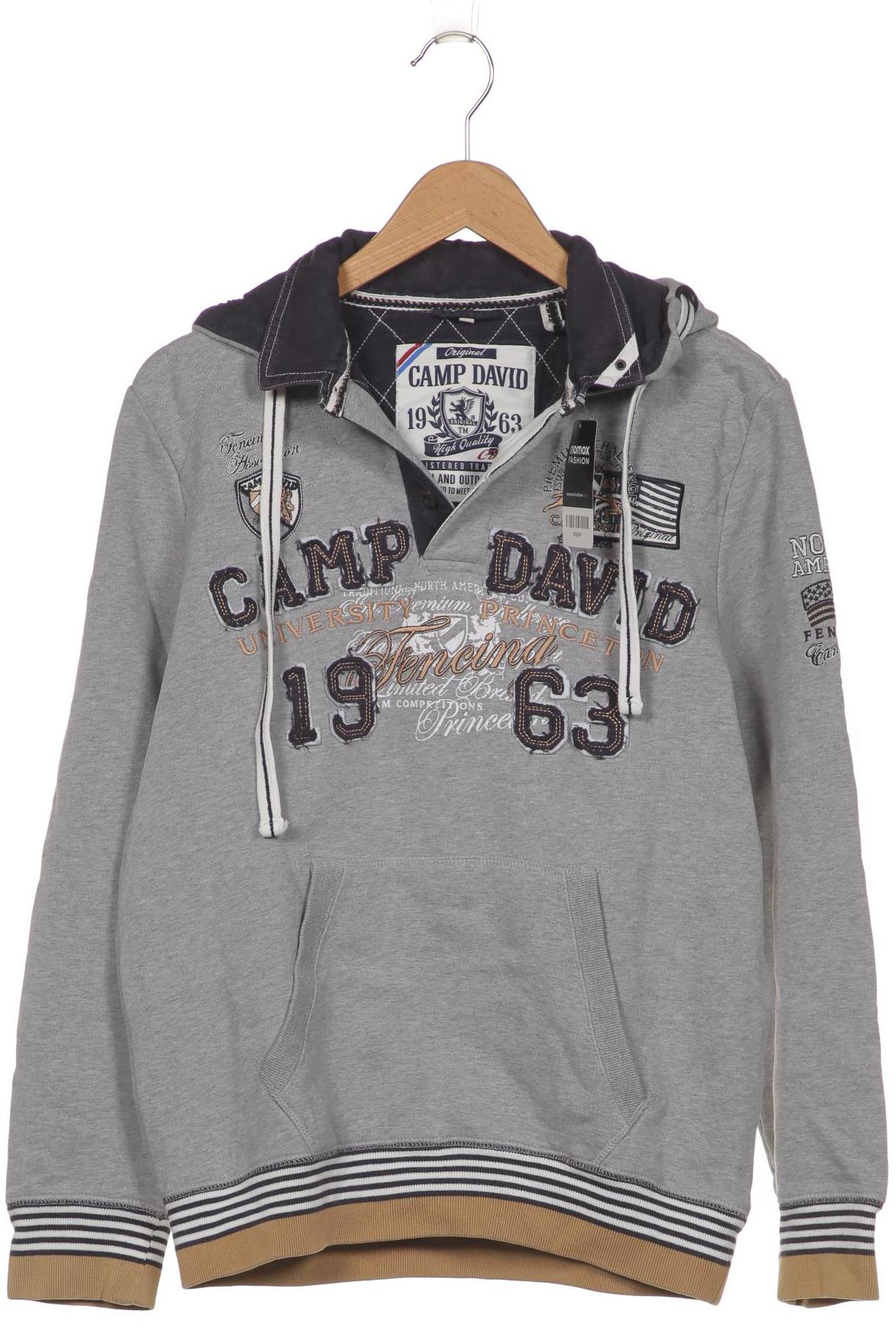 

Camp David Herren Kapuzenpullover, grau