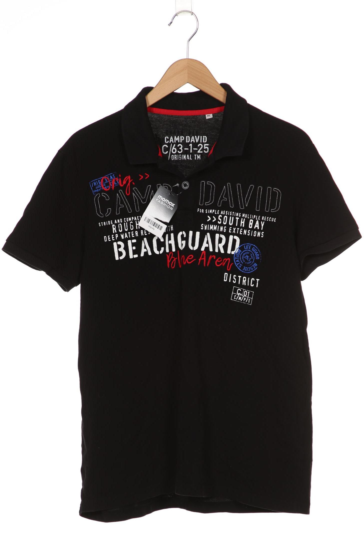 

Camp David Herren Poloshirt, schwarz