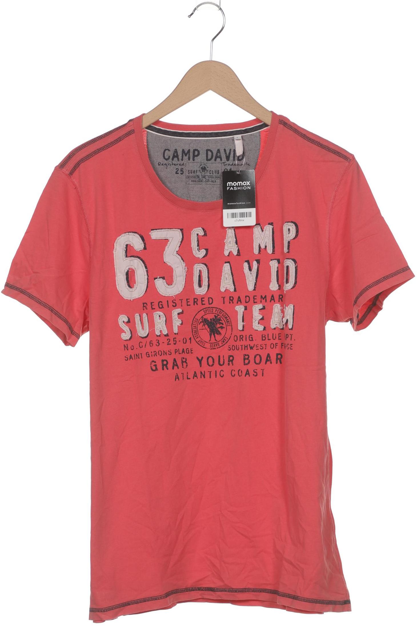 

Camp David Herren T-Shirt, pink, Gr. 52