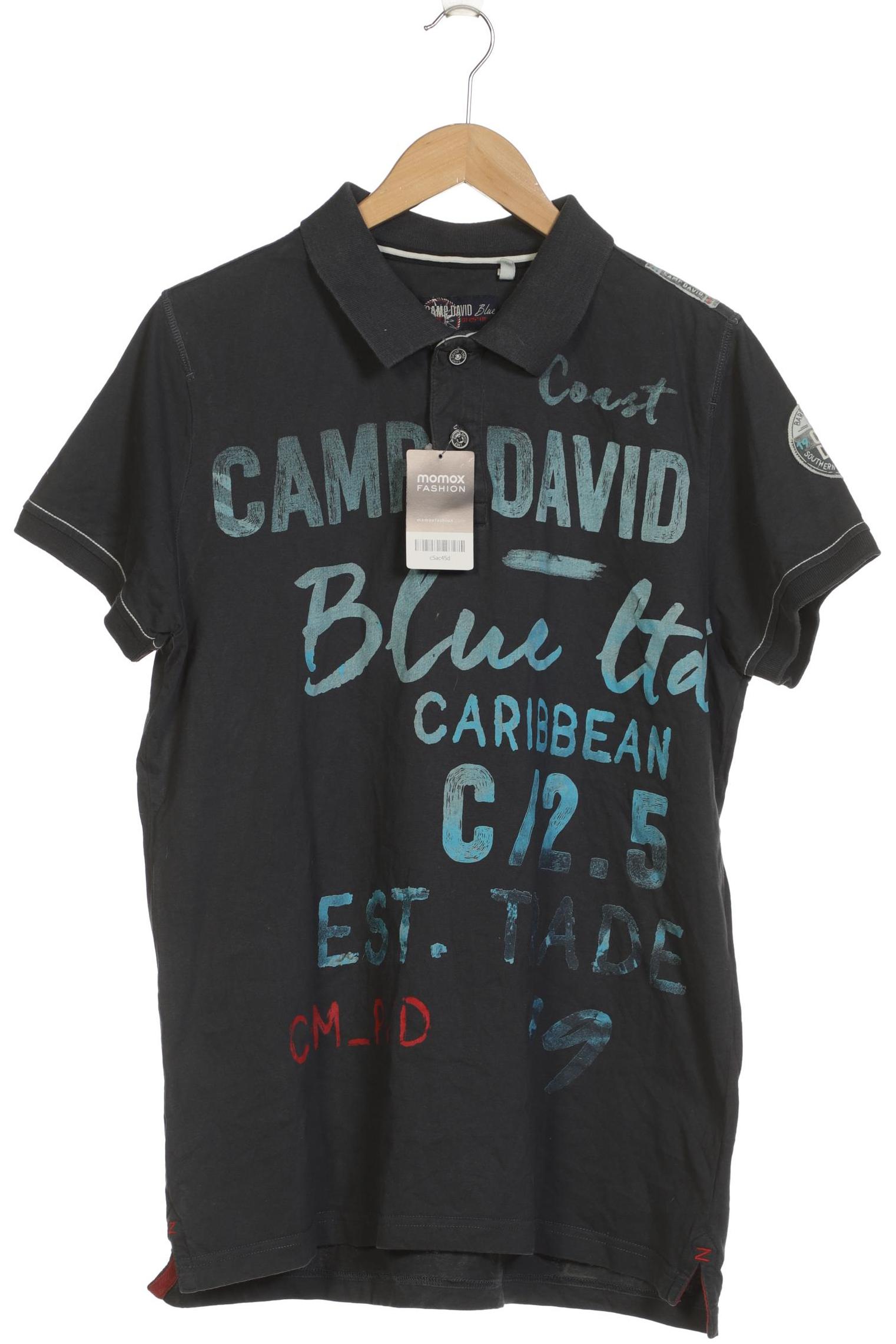 

Camp David Herren Poloshirt, grau, Gr. 54