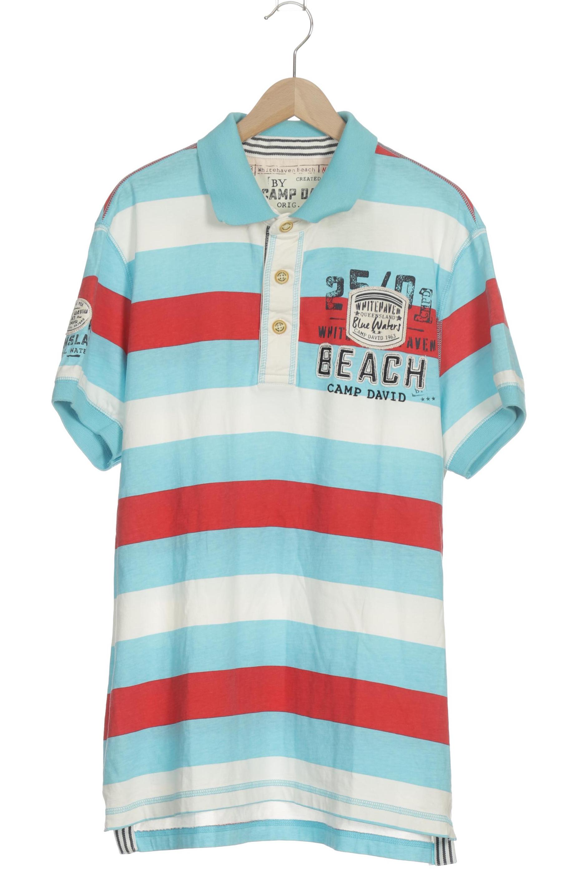 

Camp David Herren Poloshirt, blau, Gr.