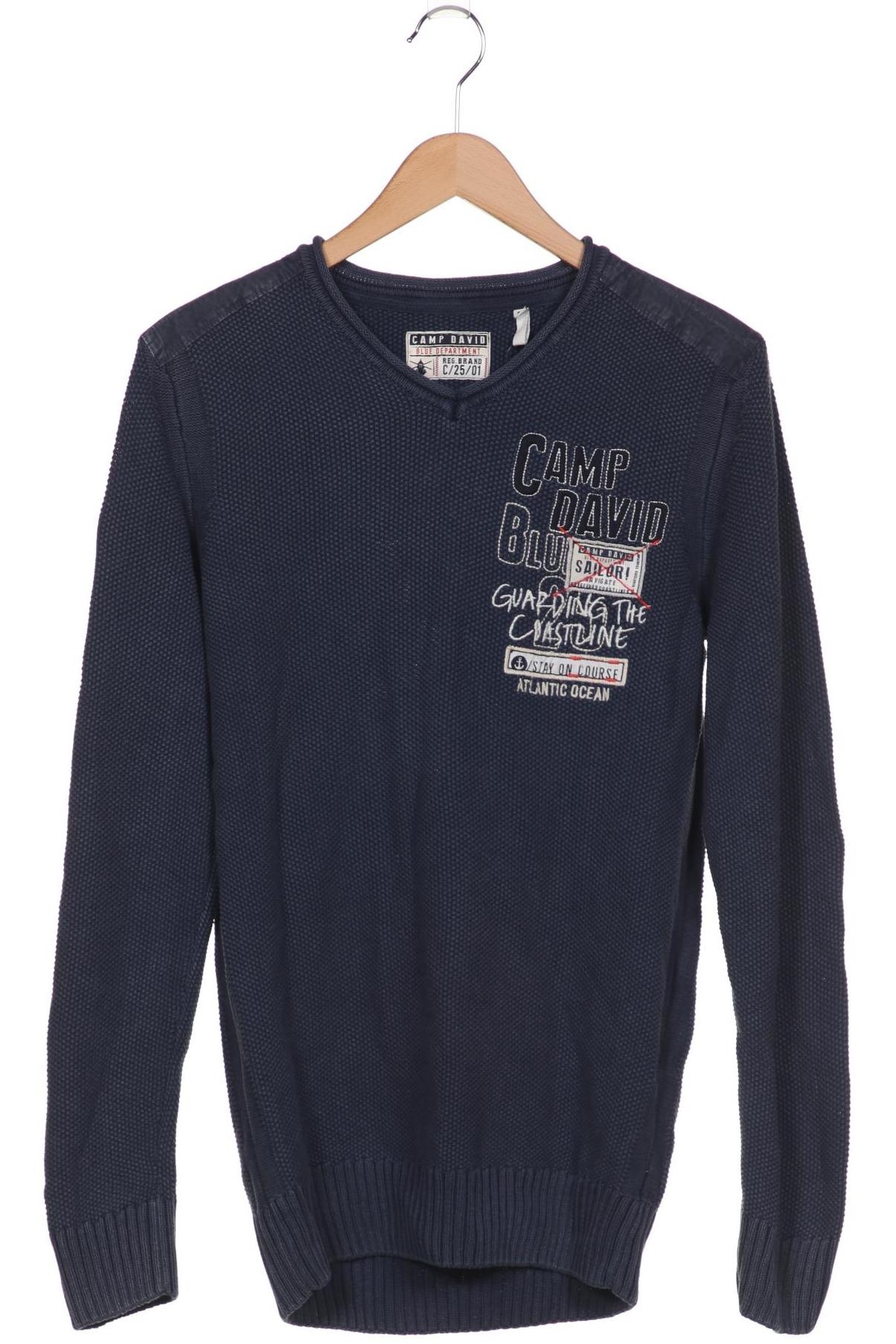 

Camp David Herren Pullover, marineblau