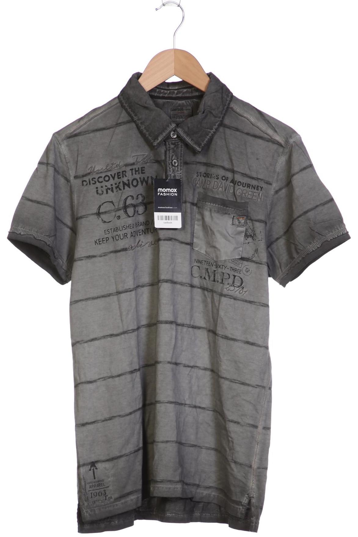 

Camp David Herren Poloshirt, grau