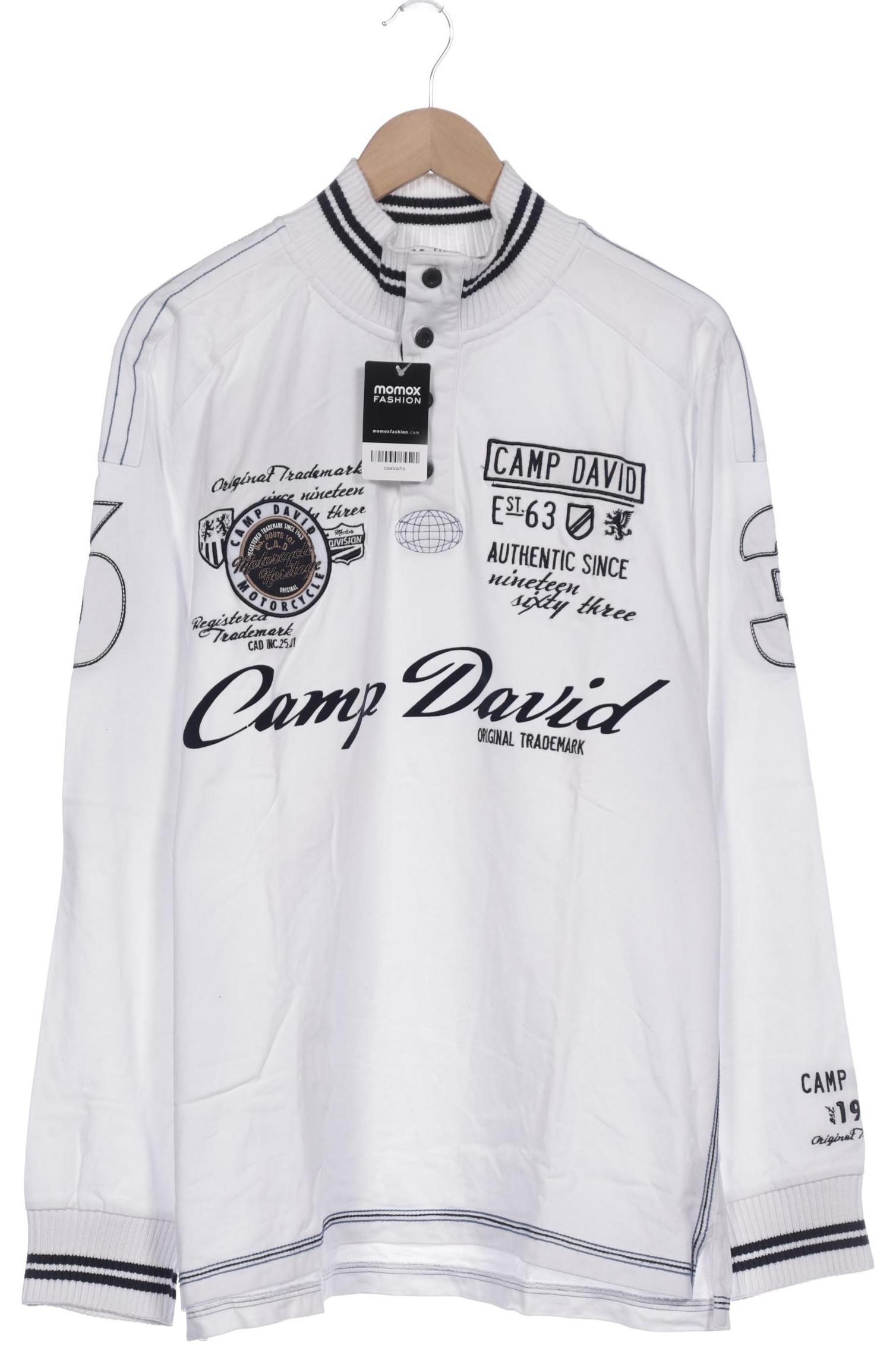 

Camp David Herren Sweatshirt, weiß, Gr. 56