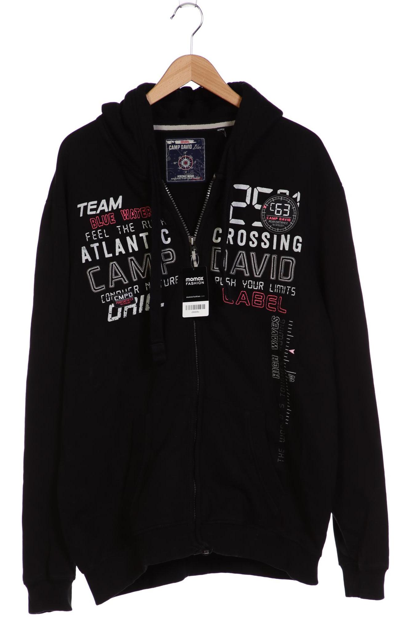 

Camp David Herren Kapuzenpullover, schwarz