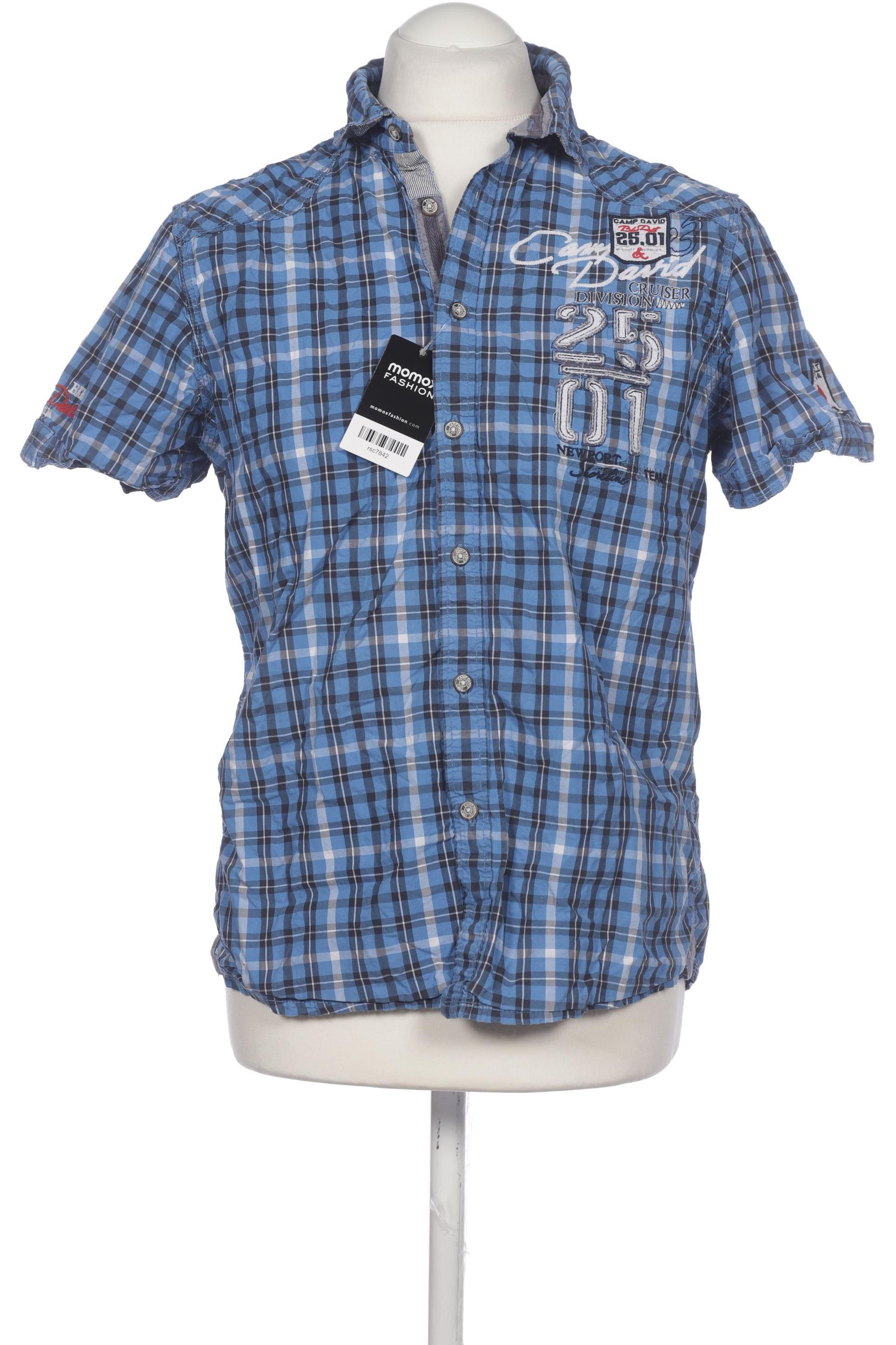 Thumbnail - Camp David Herren Hemd, blau, Gr. 48