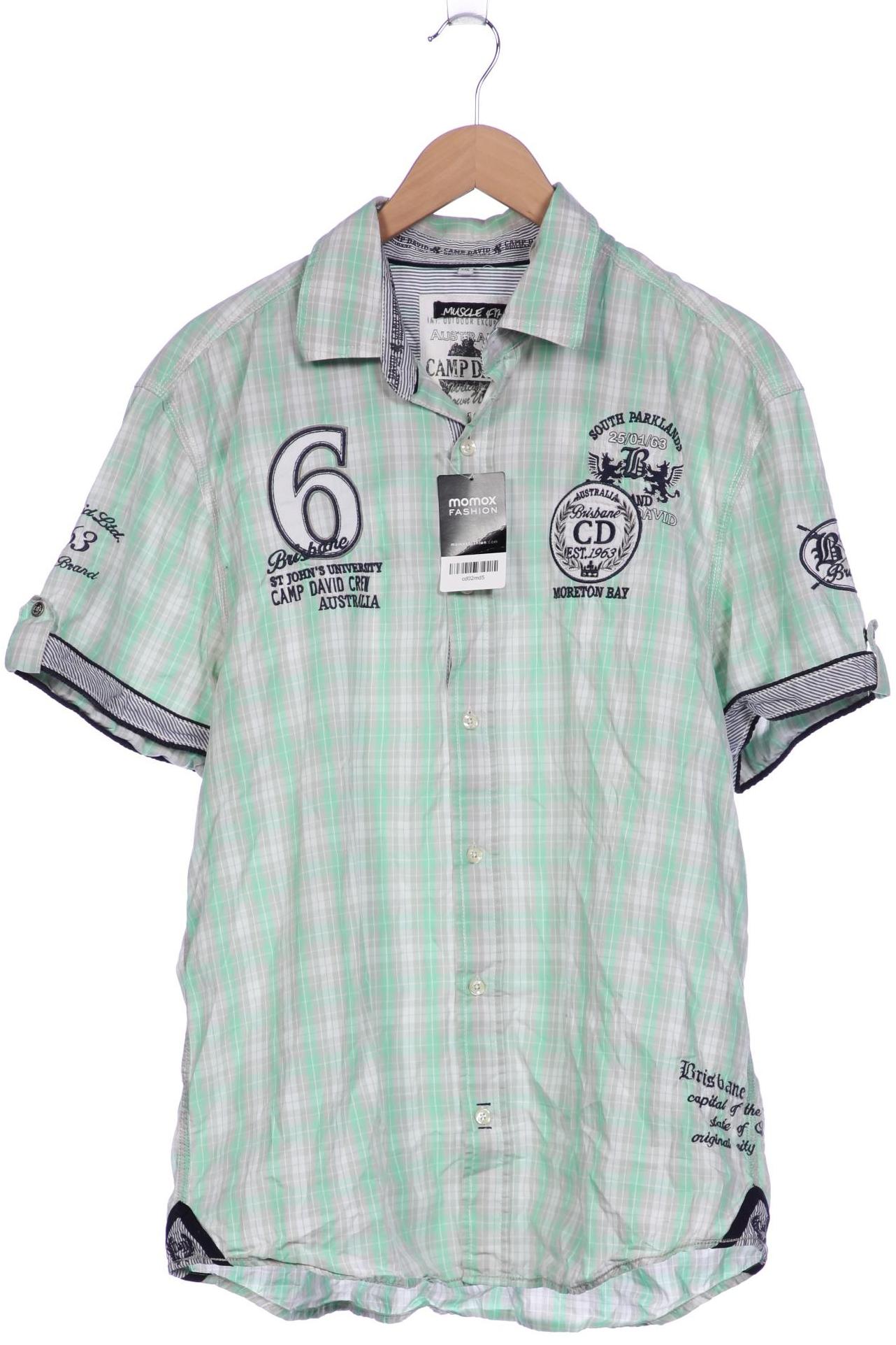

Camp David Herren Hemd, hellgrün, Gr. 56