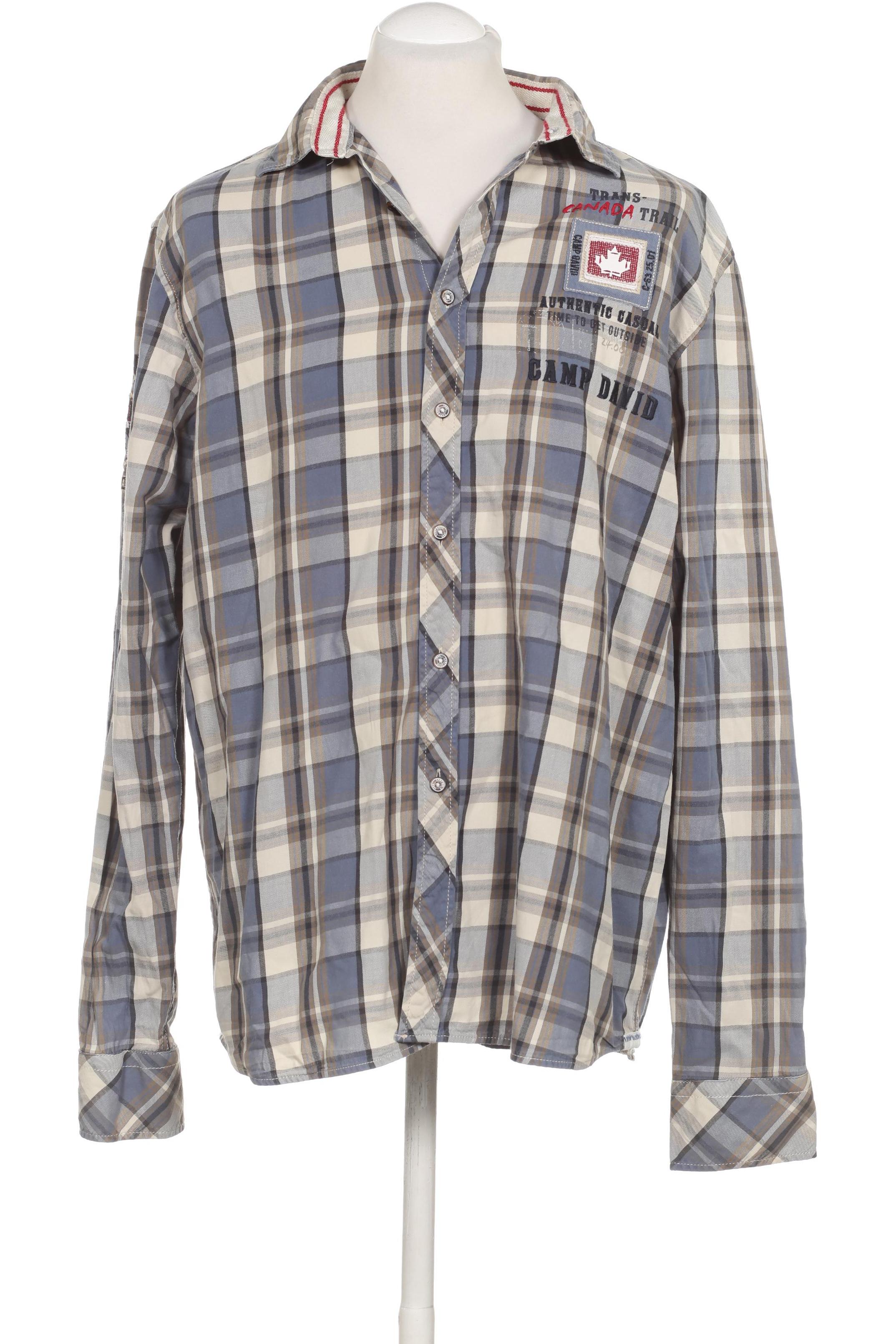 

Camp David Herren Hemd, blau, Gr.