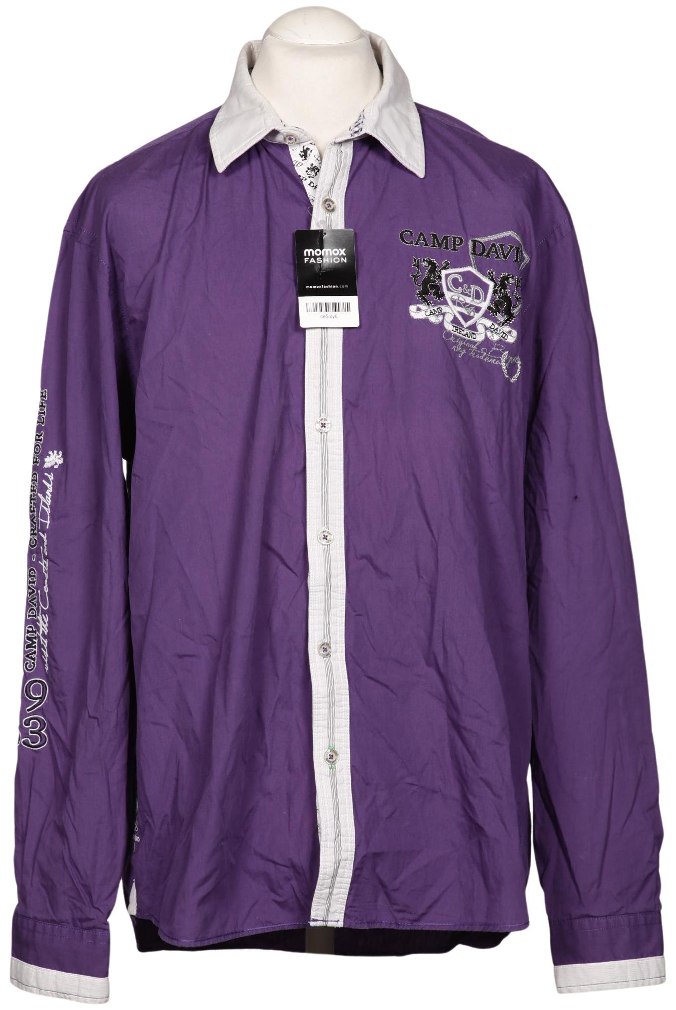 Thumbnail - Camp David Herren Hemd, flieder, Gr. 54