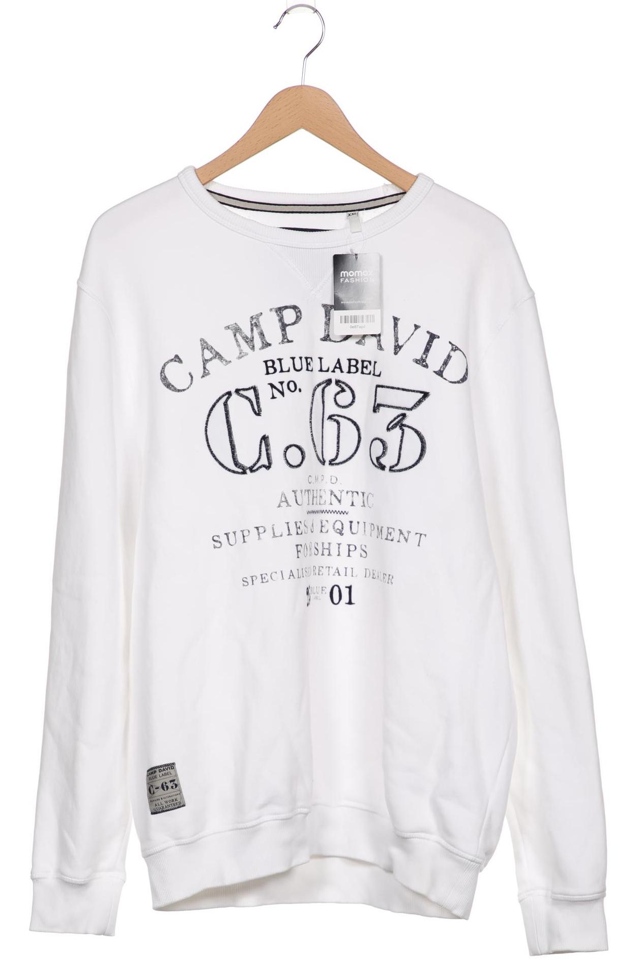 

Camp David Herren Sweatshirt, weiß