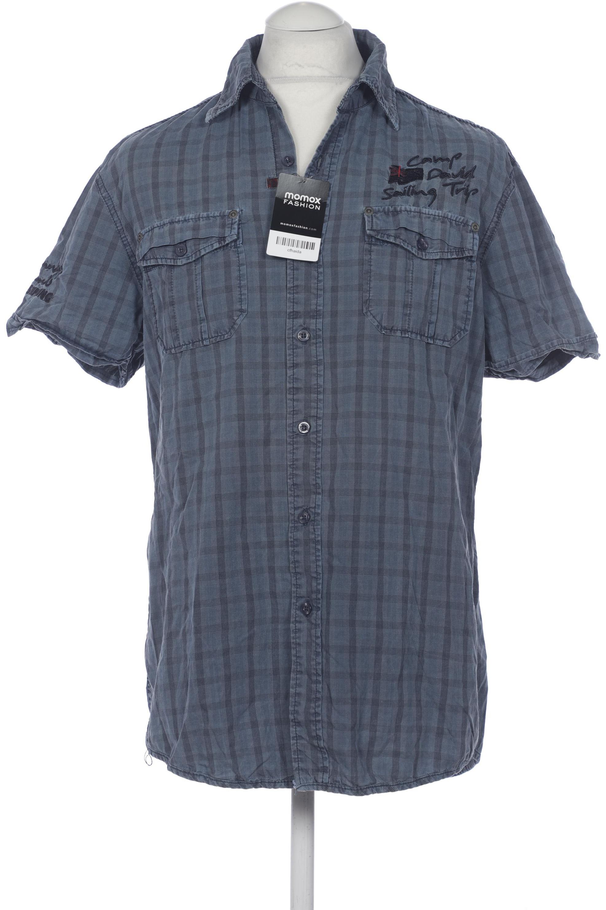 

Camp David Herren Hemd, marineblau