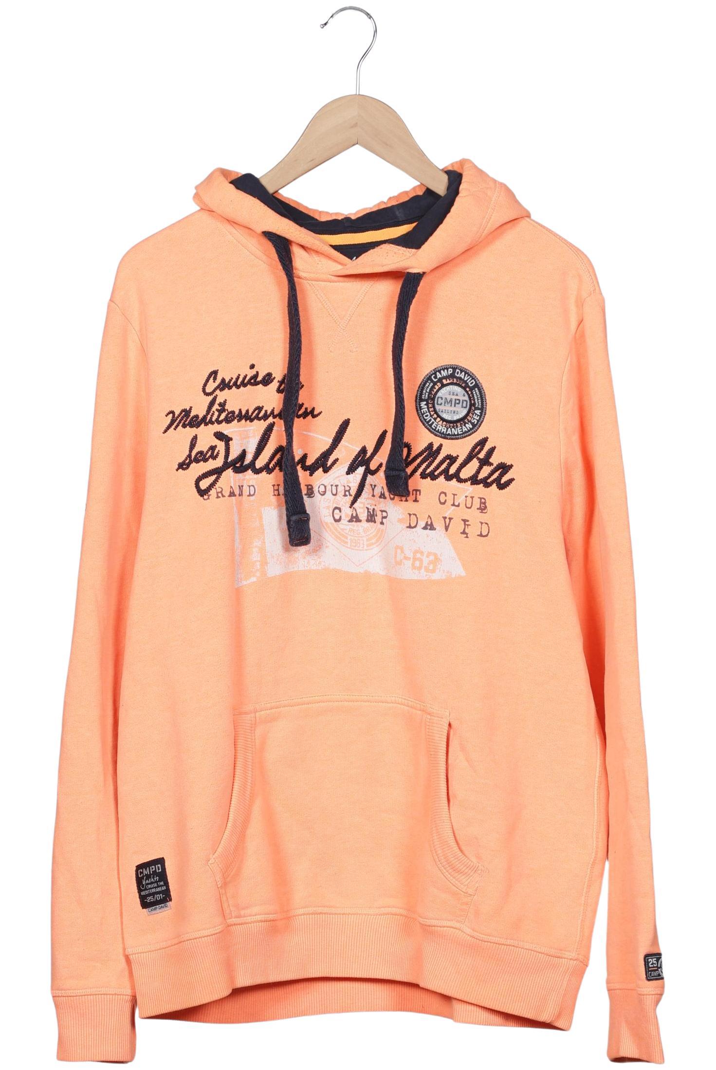 

Camp David Herren Kapuzenpullover, orange, Gr. 54