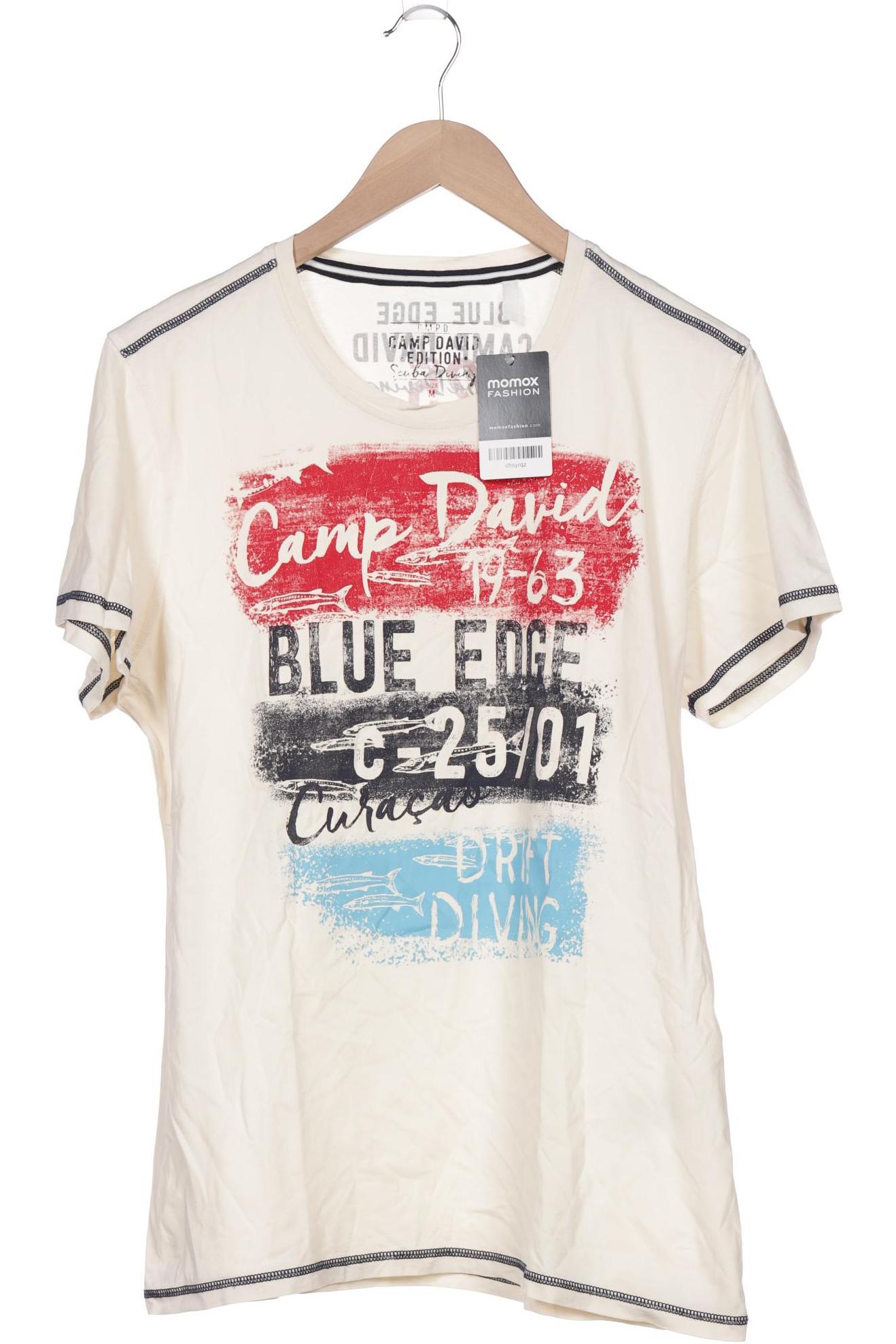 

Camp David Herren T-Shirt, cremeweiß