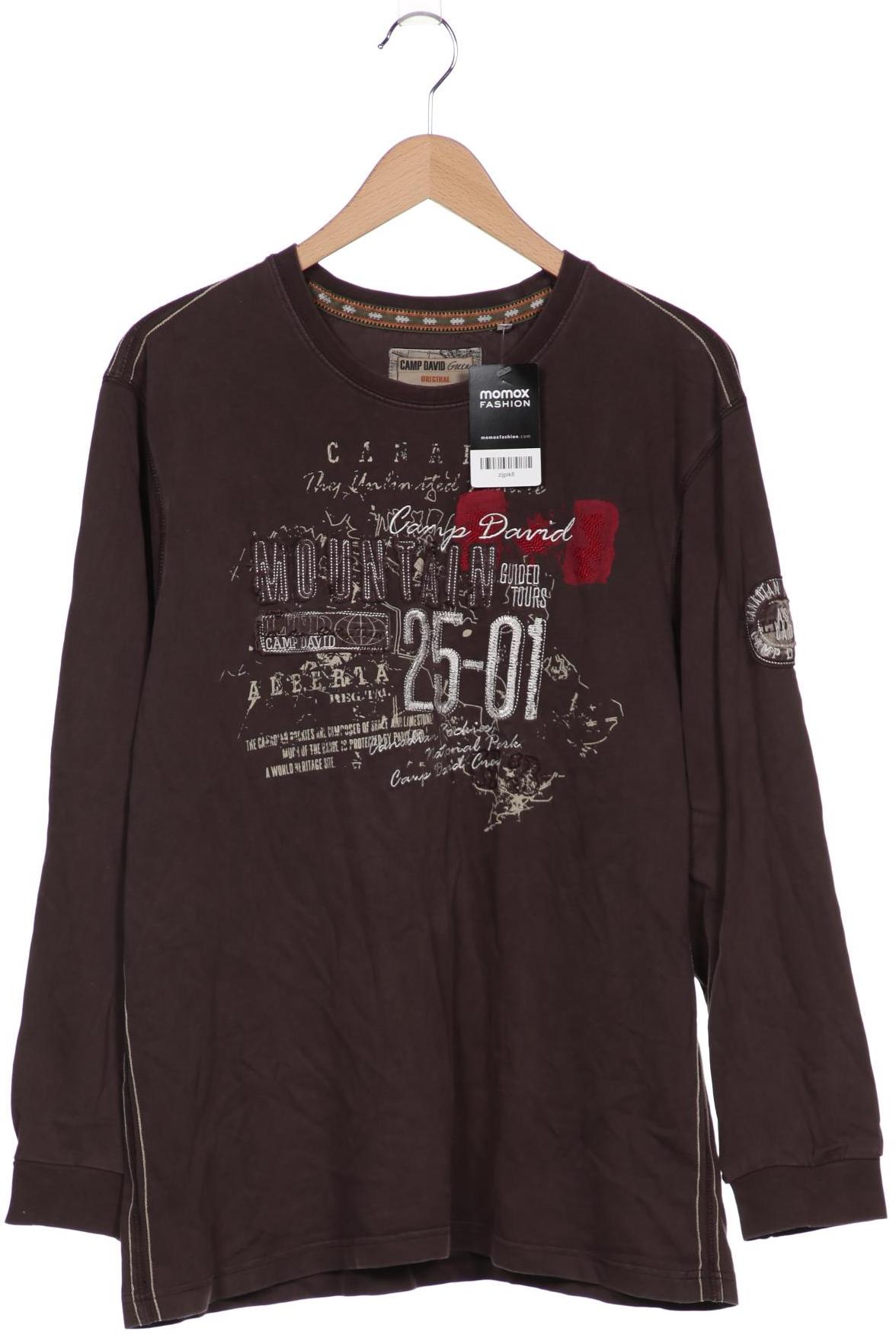 

Camp David Herren Langarmshirt, grau, Gr. 52