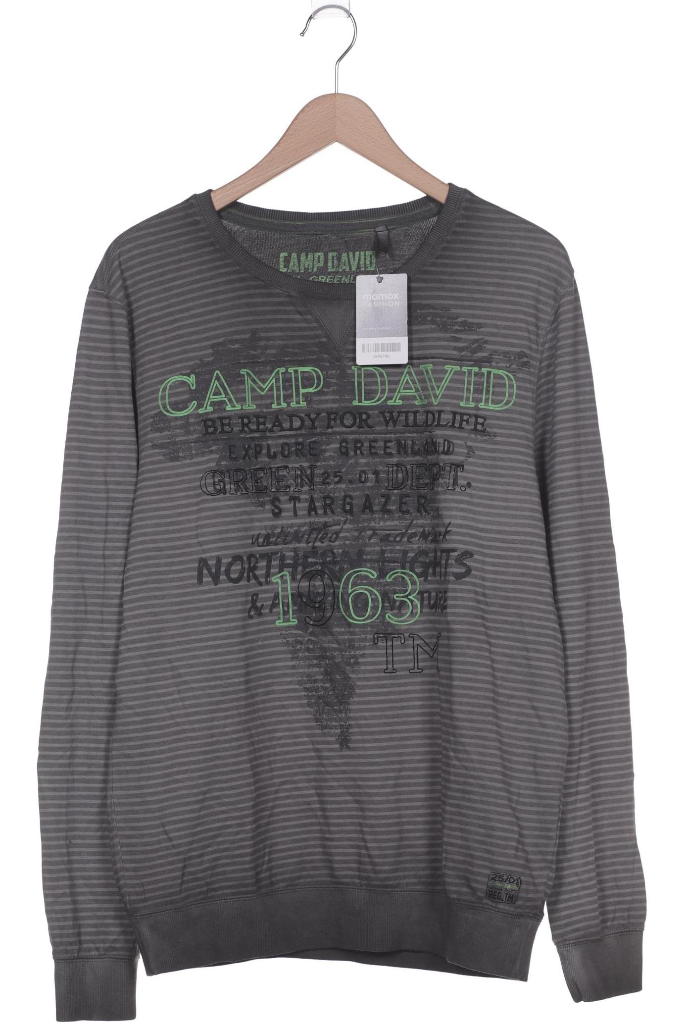 

Camp David Herren Sweatshirt, grau, Gr. 52