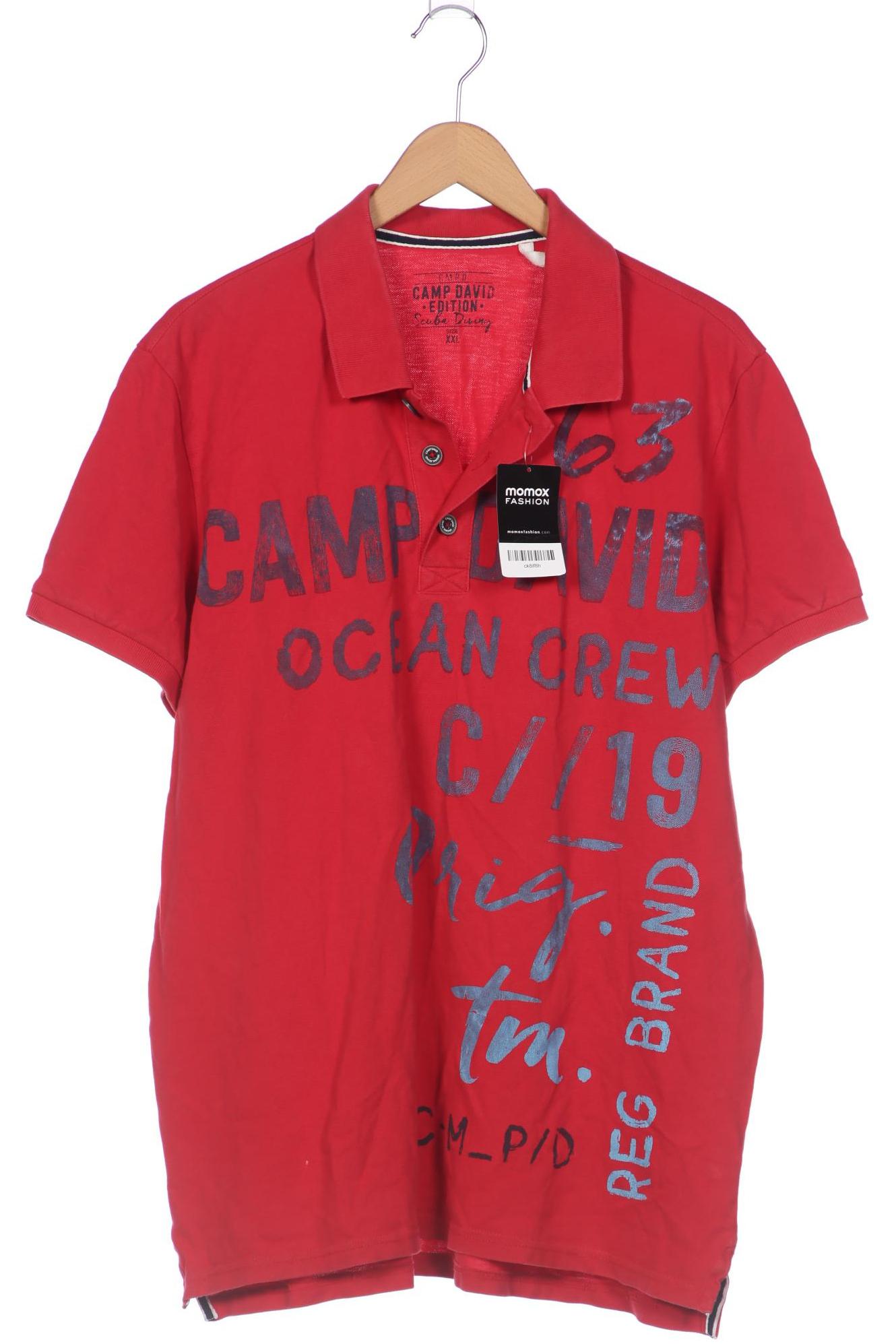 

Camp David Herren Poloshirt, rot, Gr. 56