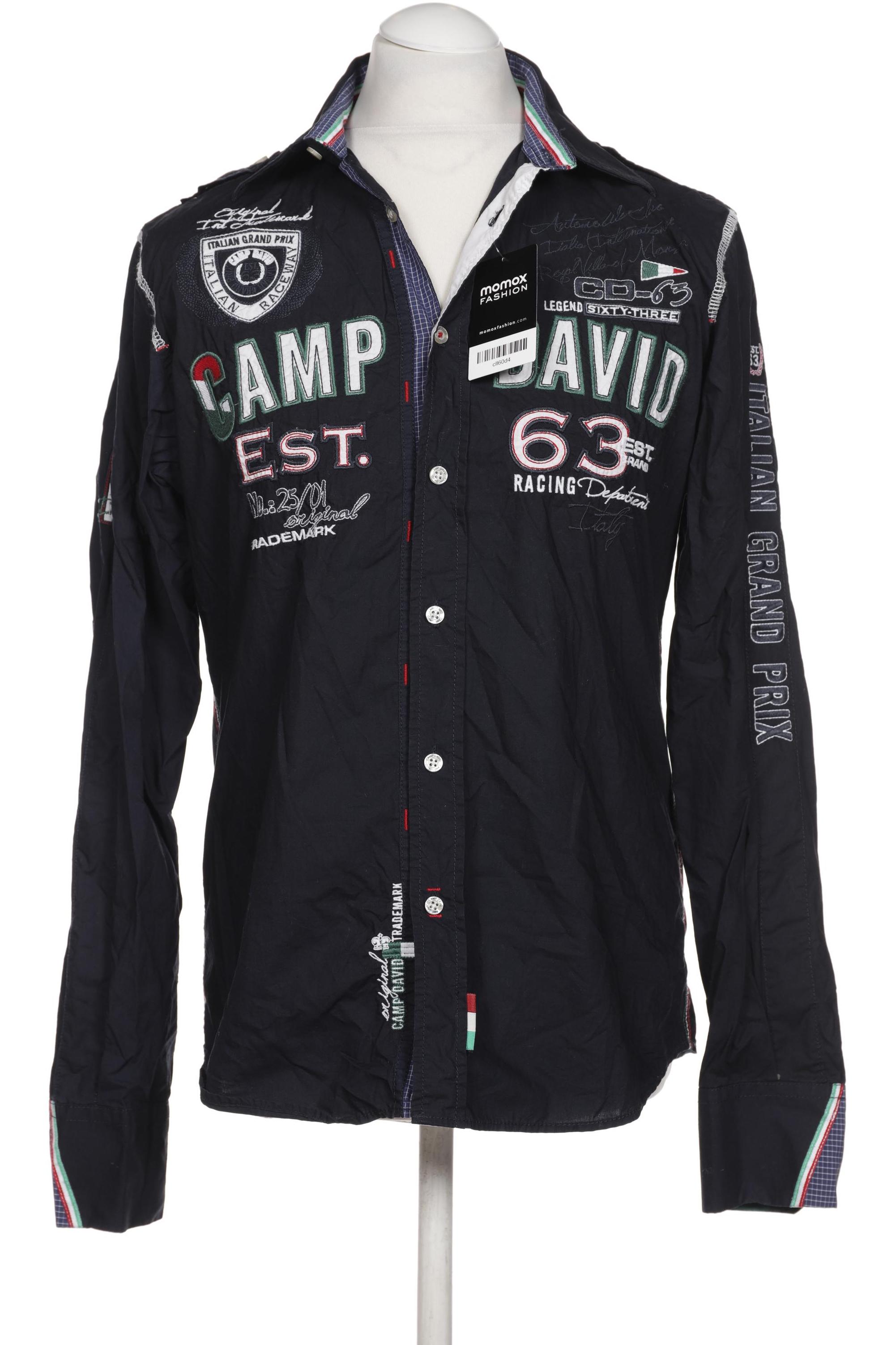 

Camp David Herren Hemd, marineblau