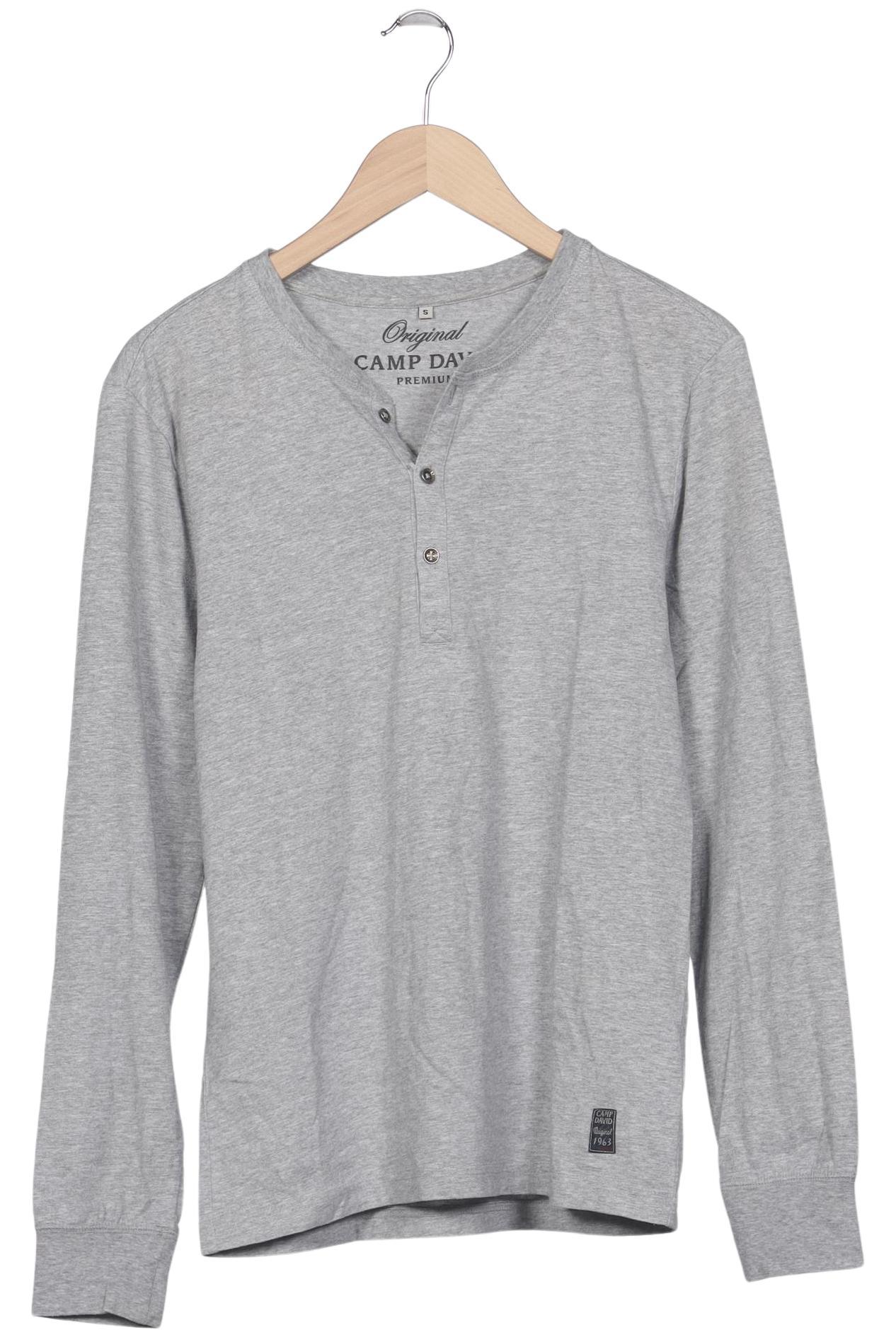 

Camp David Herren Langarmshirt, grau, Gr. 46