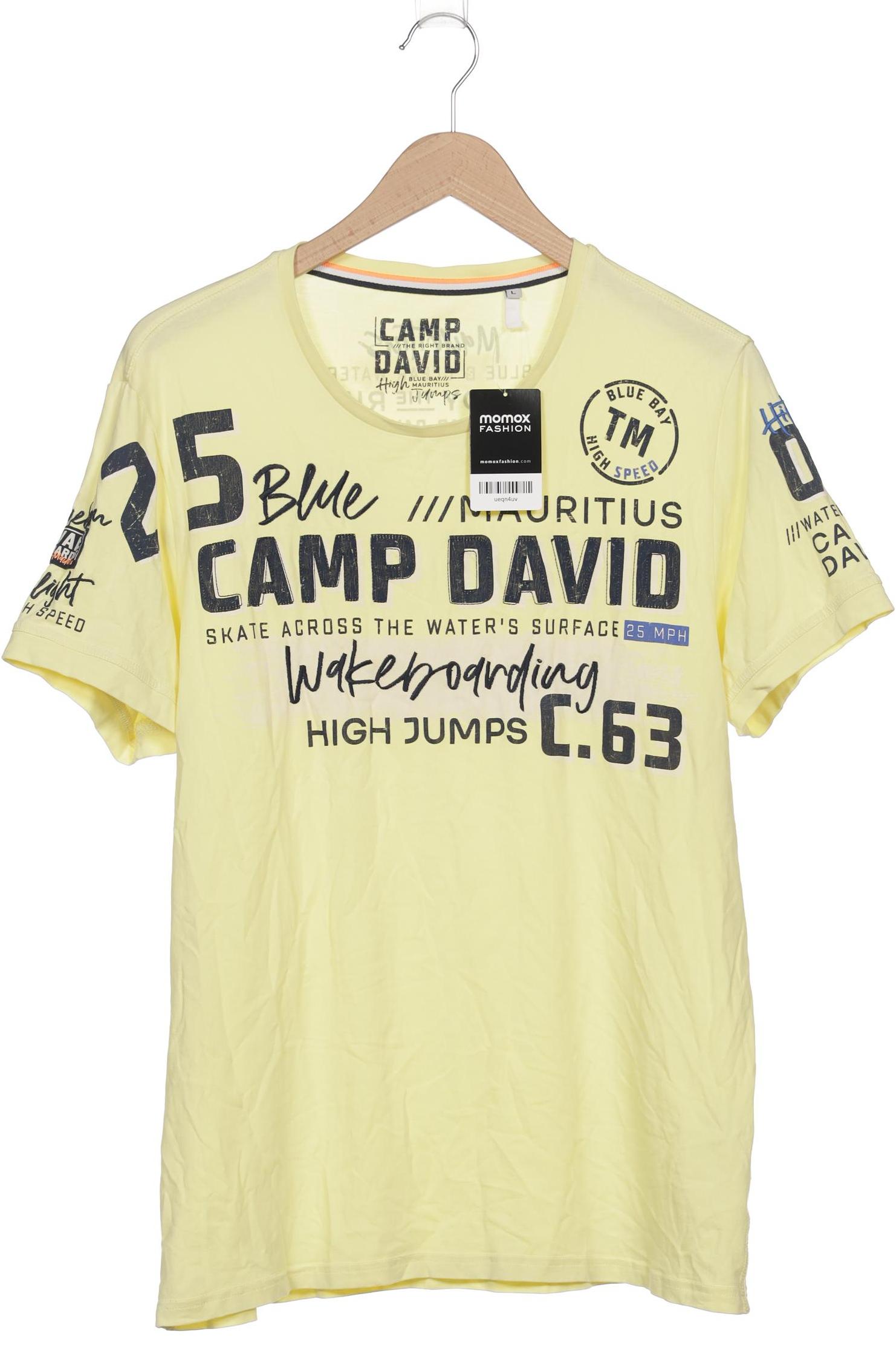 

Camp David Herren T-Shirt, gelb, Gr. 52