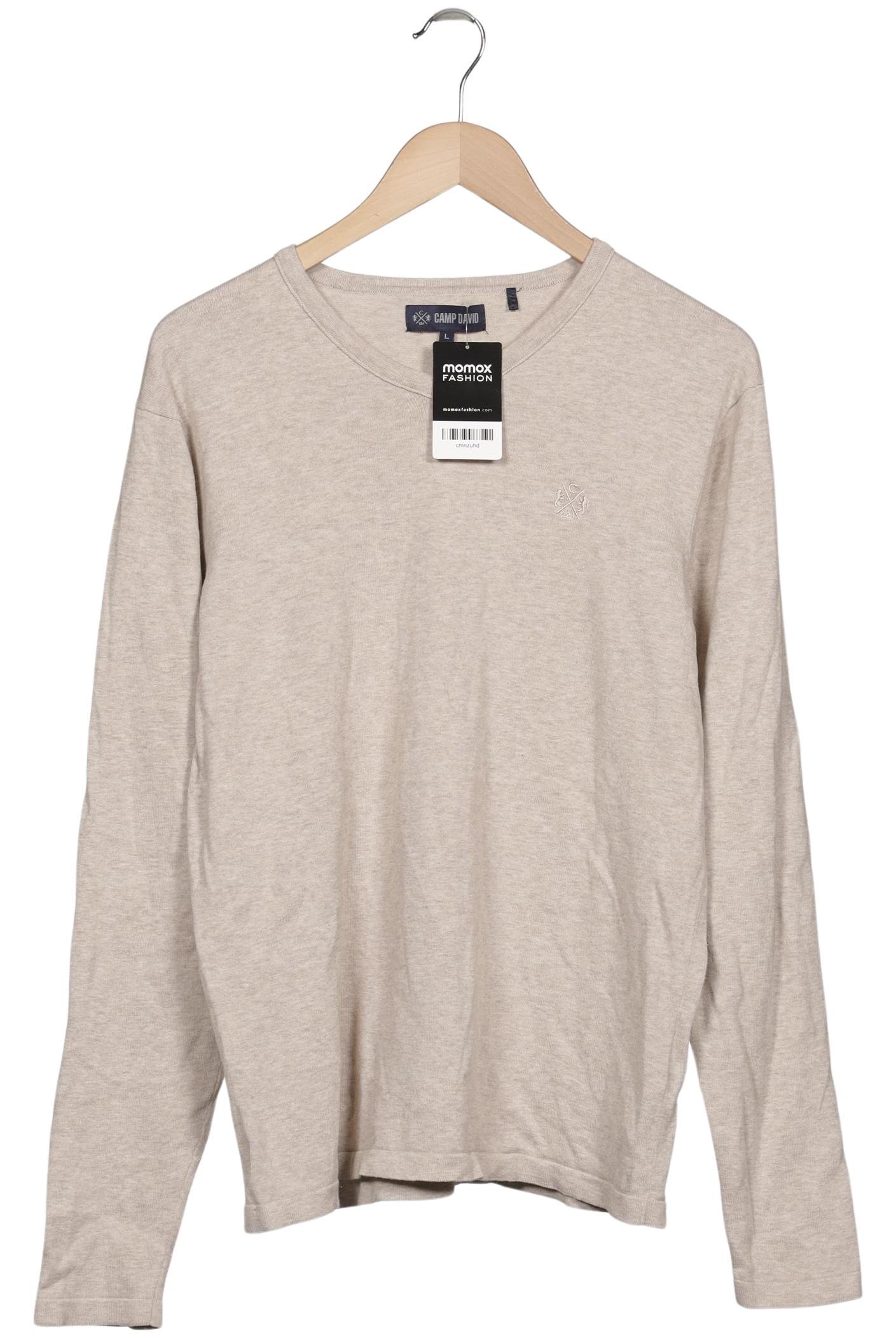 

Camp David Herren Pullover, beige, Gr. 52