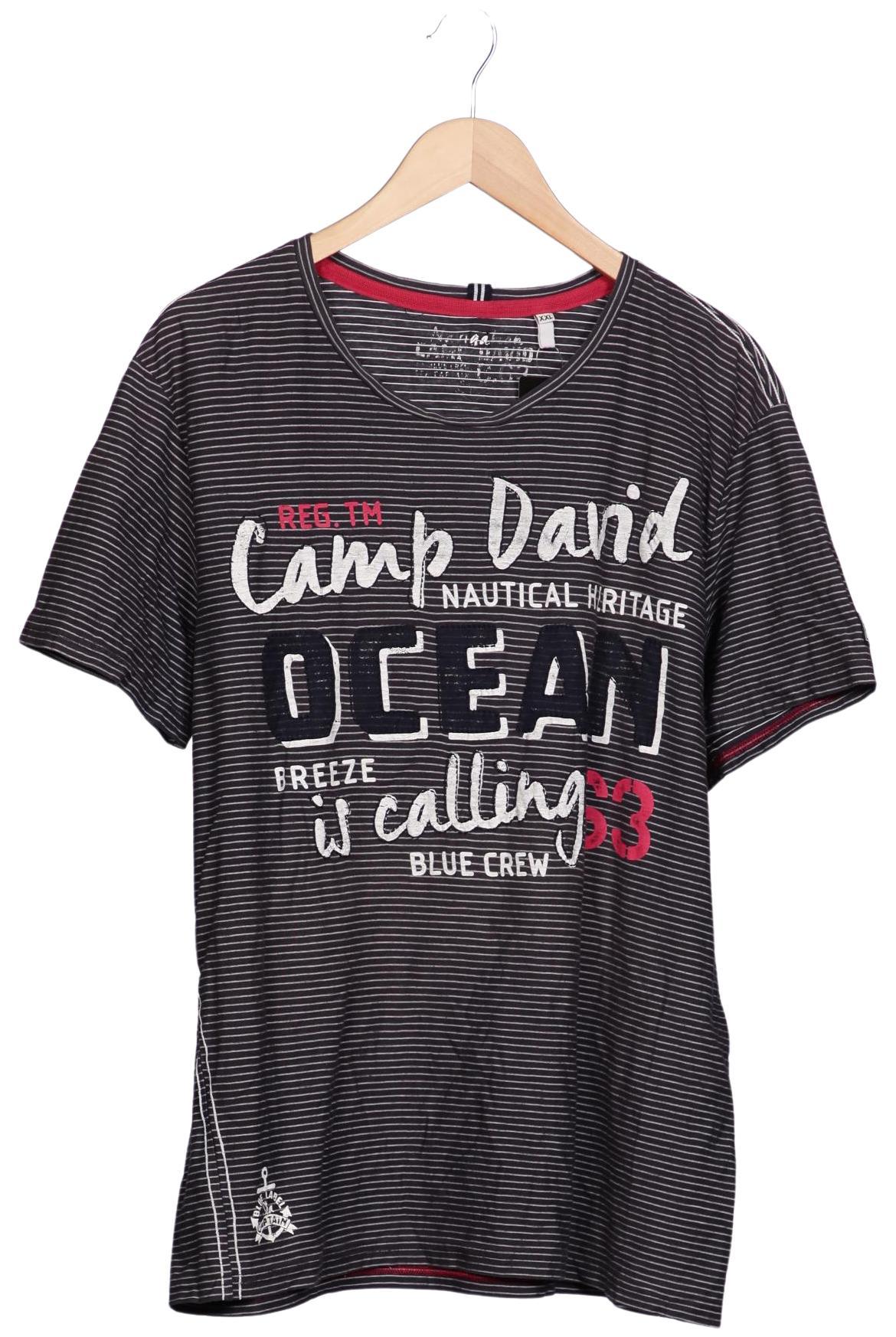 

Camp David Herren T-Shirt, grau, Gr. 56