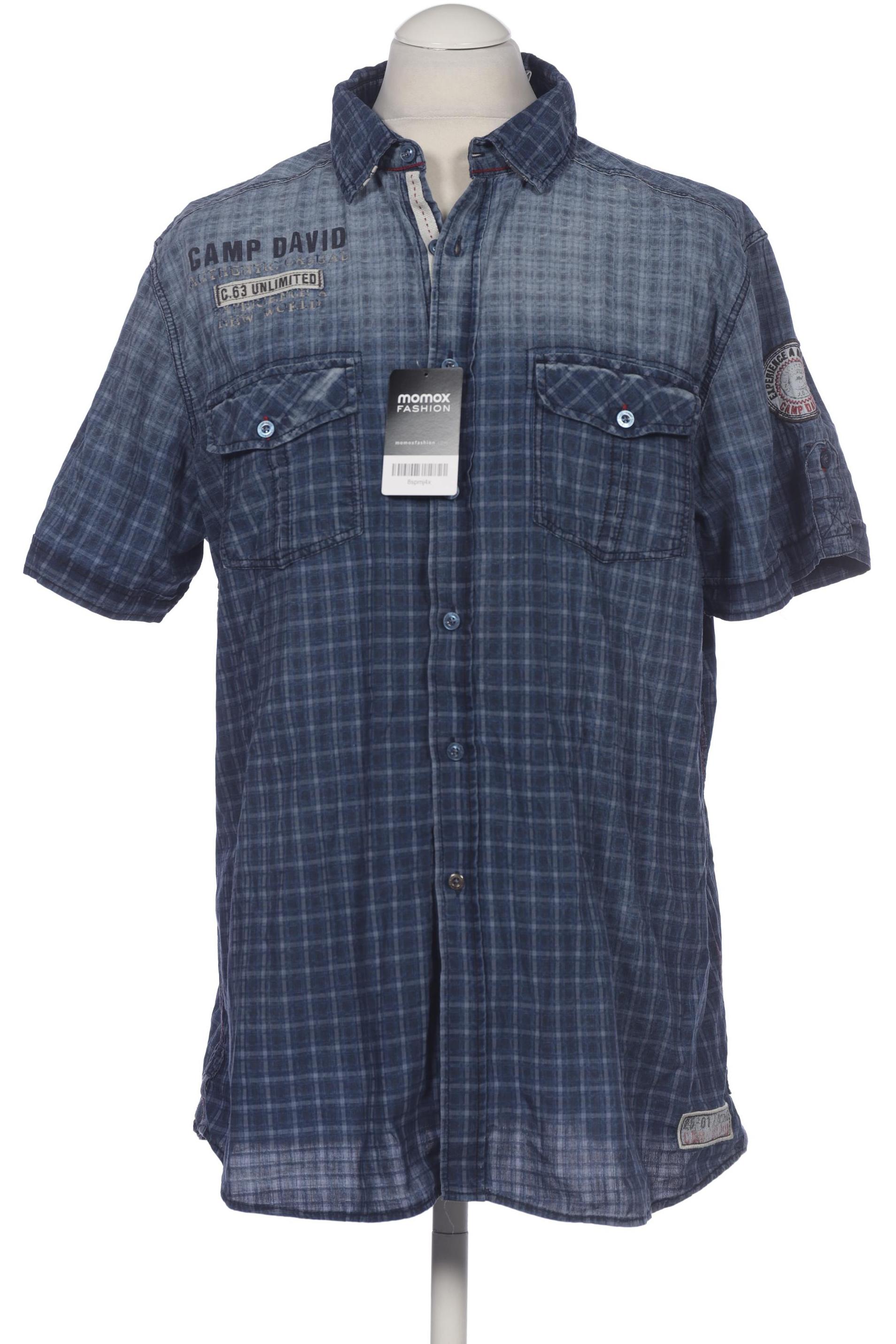 

Camp David Herren Hemd, marineblau, Gr. 54