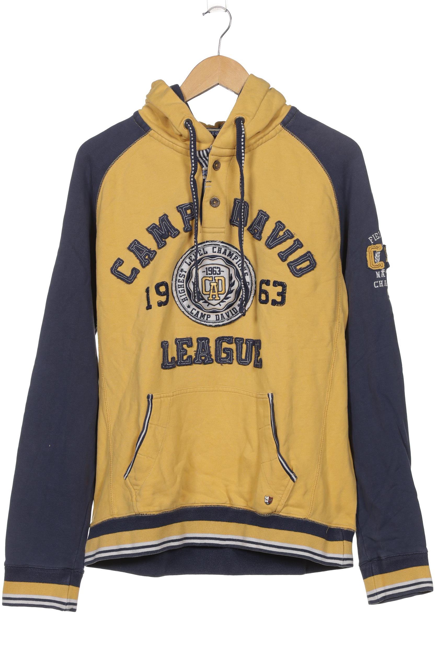 

Camp David Herren Kapuzenpullover, gelb, Gr. 52