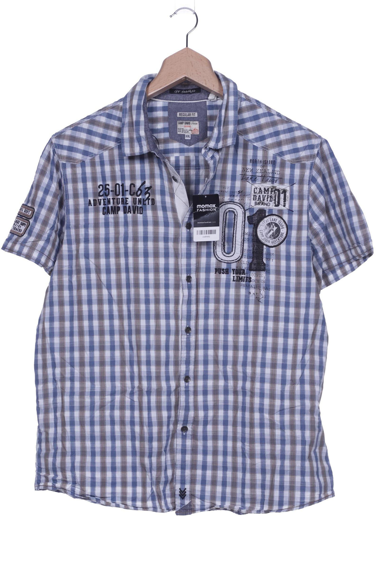 

Camp David Herren Hemd, blau, Gr. 56