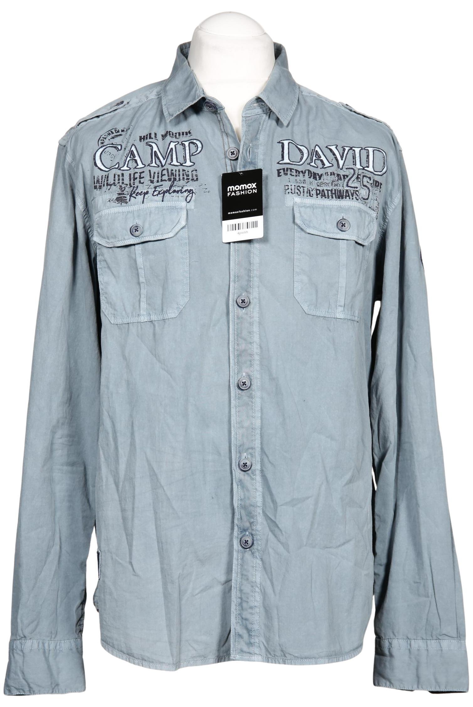 

Camp David Herren Hemd, blau, Gr. 52