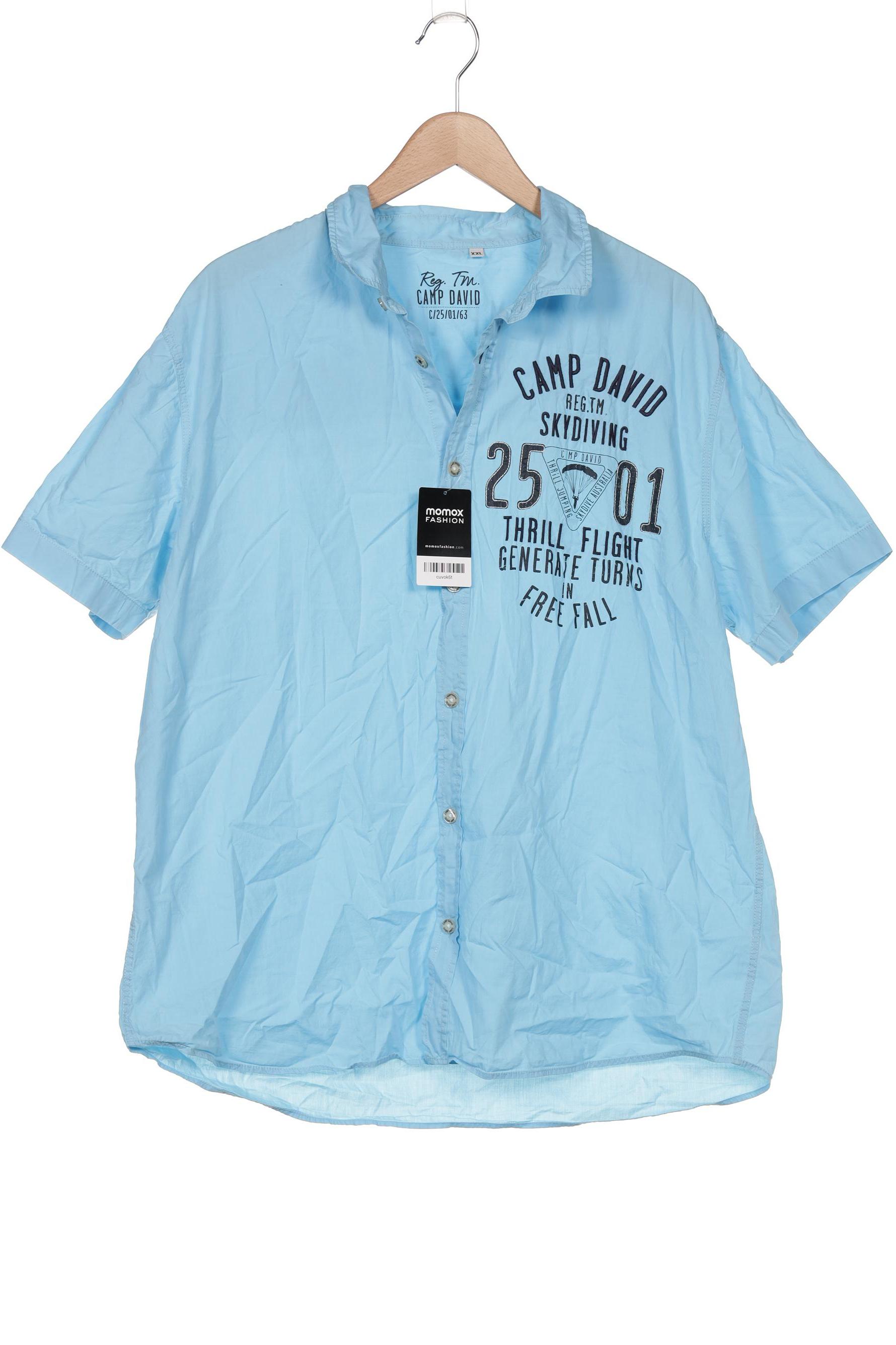 

Camp David Herren Hemd, hellblau, Gr. 56