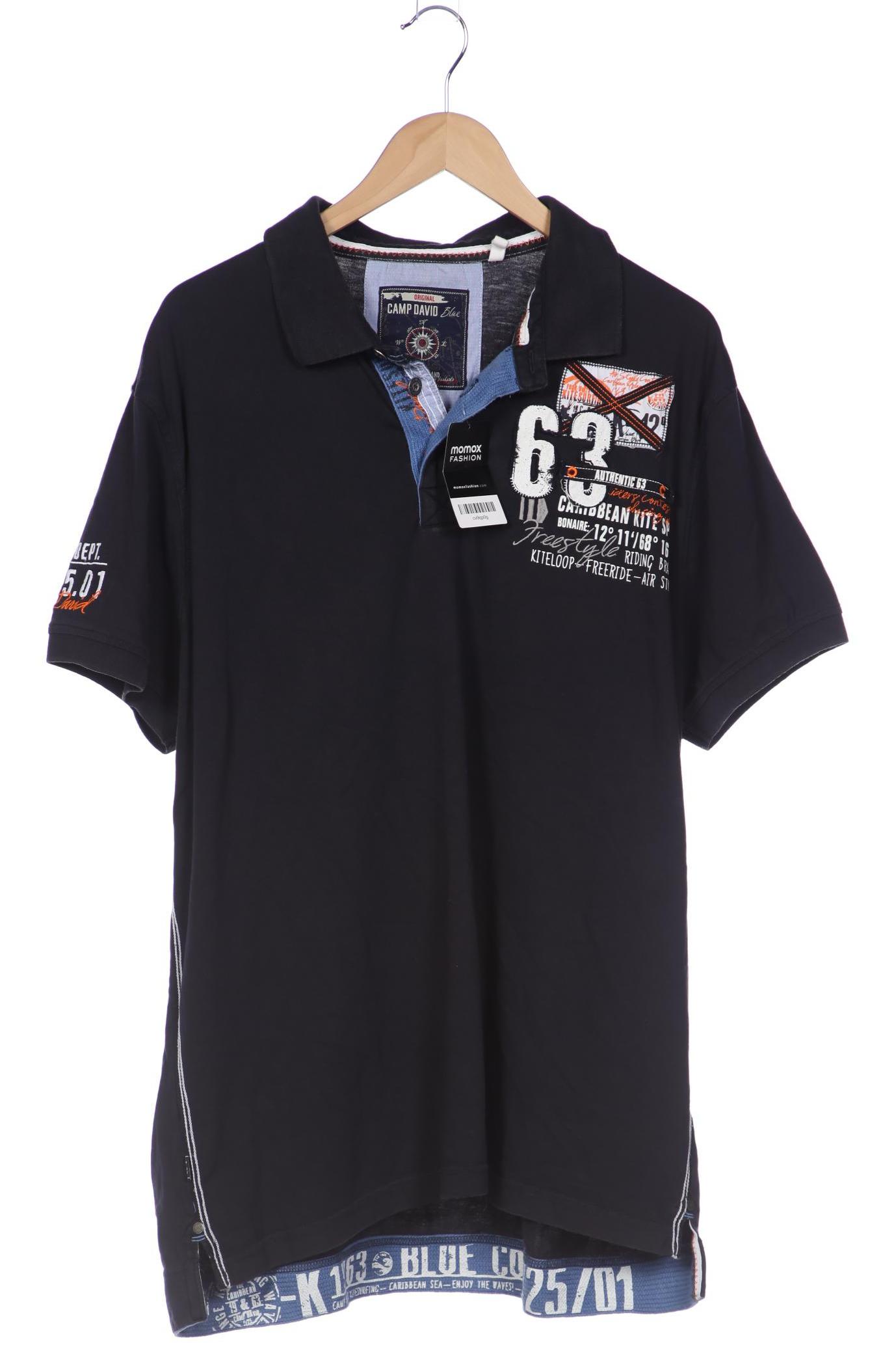 

Camp David Herren Poloshirt, marineblau