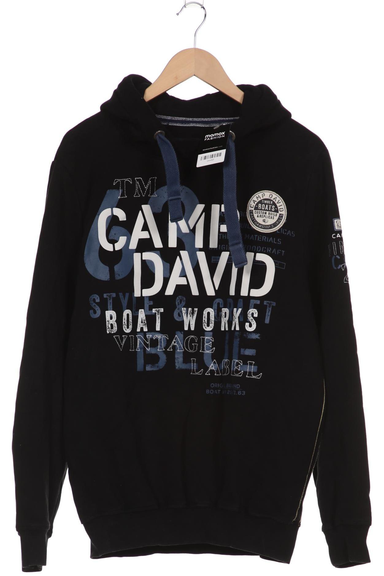 

Camp David Herren Kapuzenpullover, schwarz