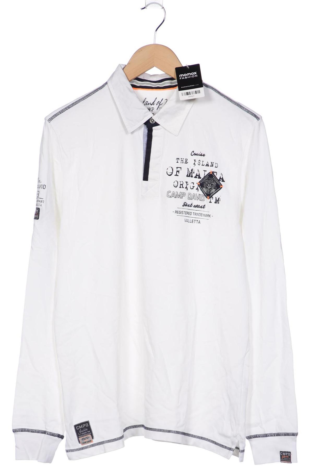 

Camp David Herren Poloshirt, weiß, Gr. 48