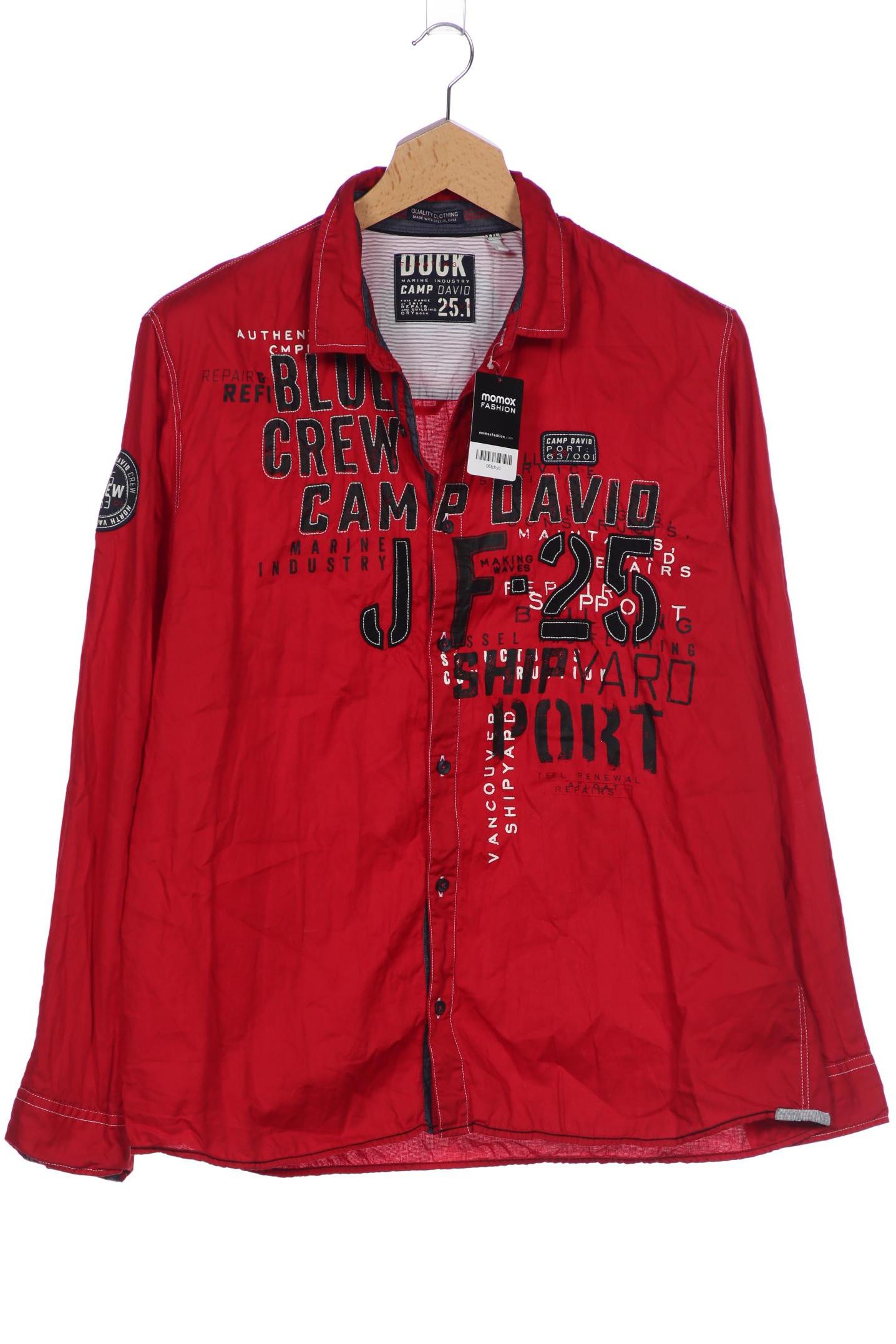 

Camp David Herren Hemd, rot, Gr. 56