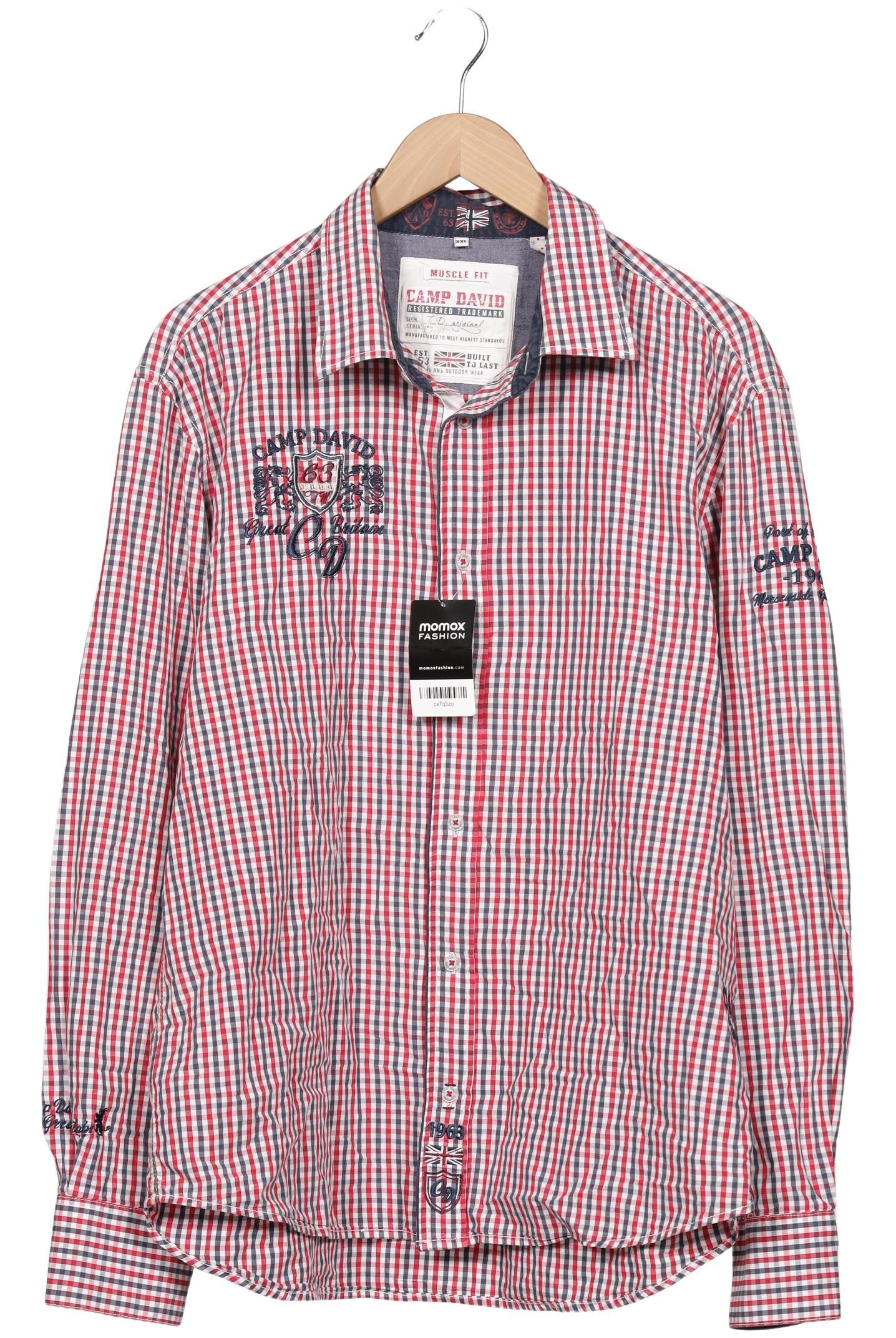 

Camp David Herren Hemd, marineblau, Gr. 56
