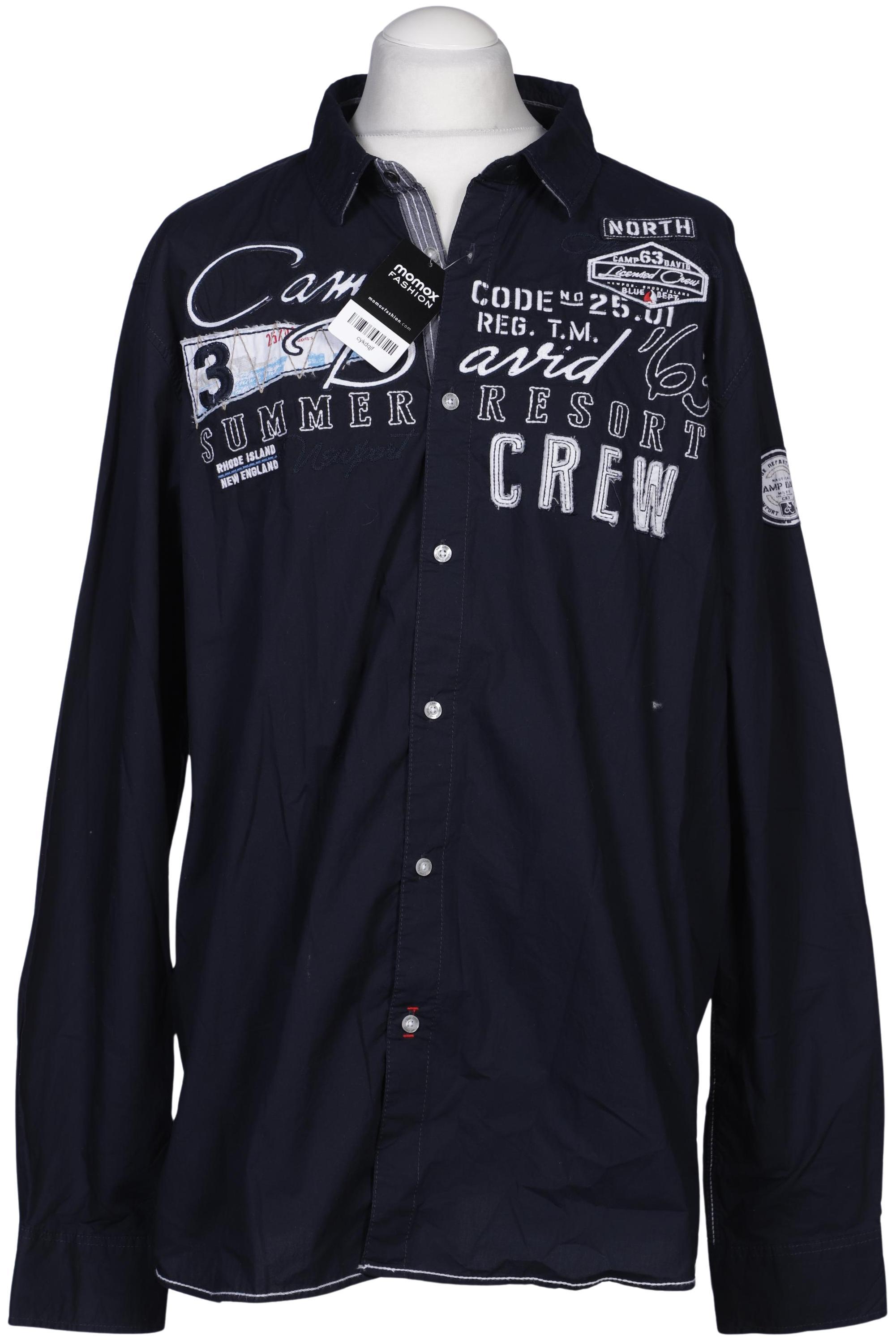 

Camp David Herren Hemd, marineblau, Gr. 58