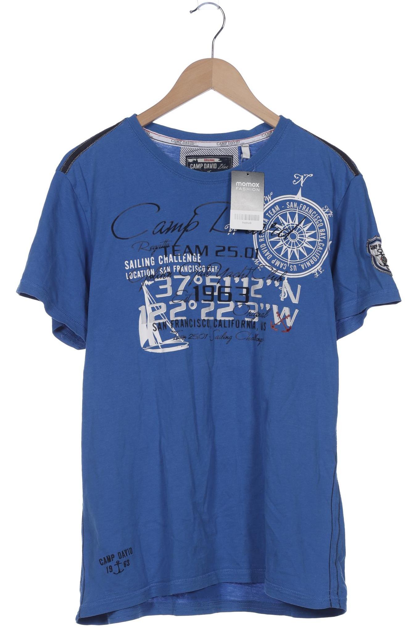 

Camp David Herren T-Shirt, blau, Gr. 52