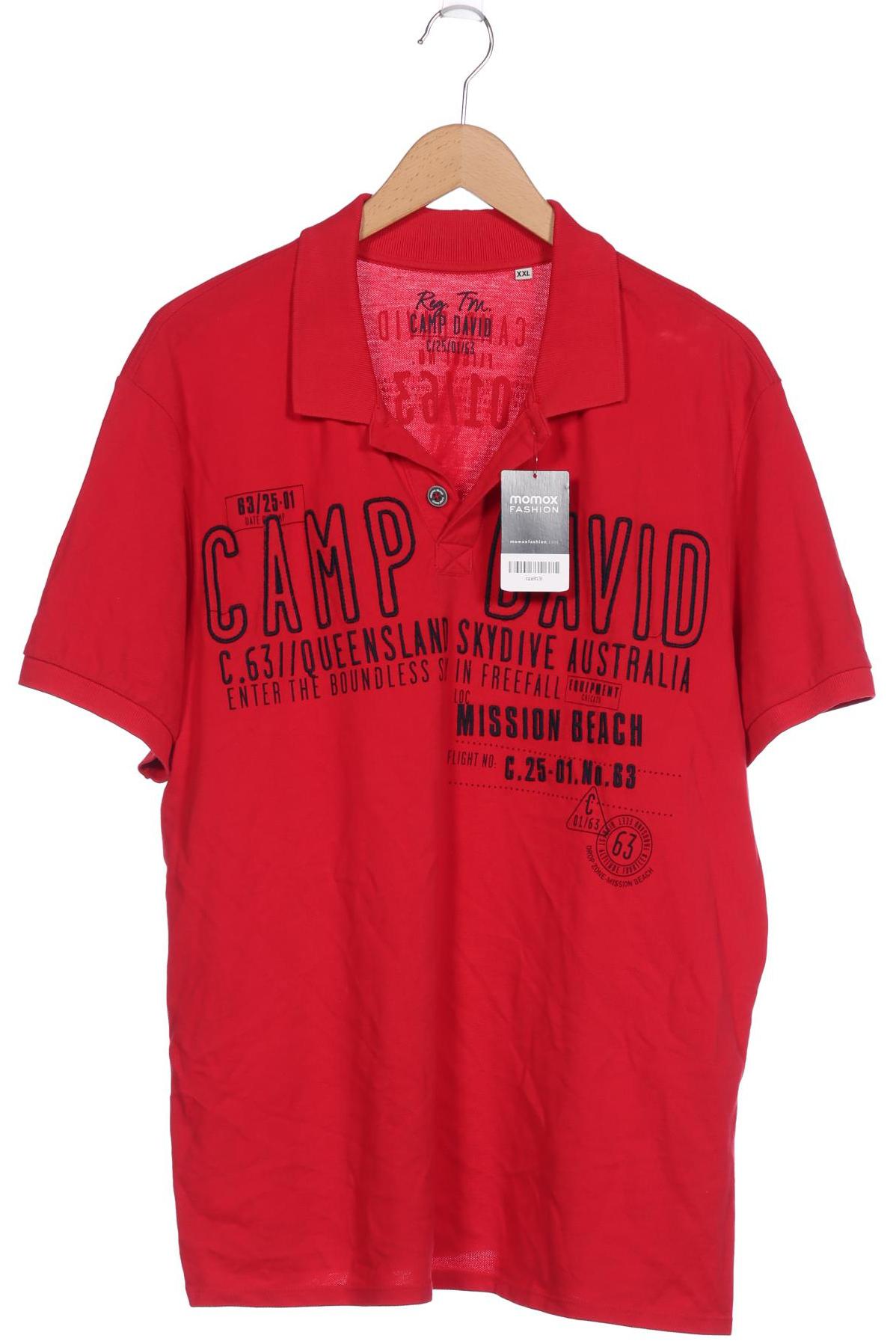 

Camp David Herren Poloshirt, rot, Gr. 56
